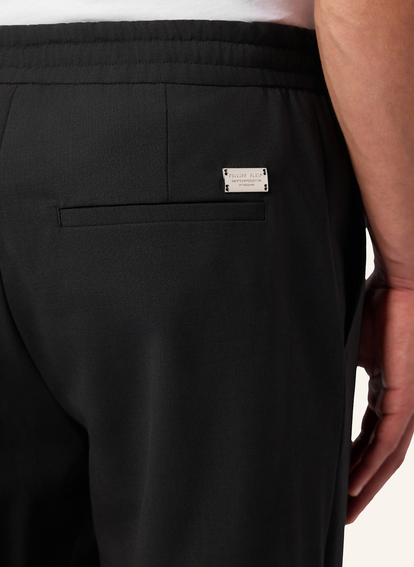 PHILIPP PLEIN Jogginghosen: SCHWARZ