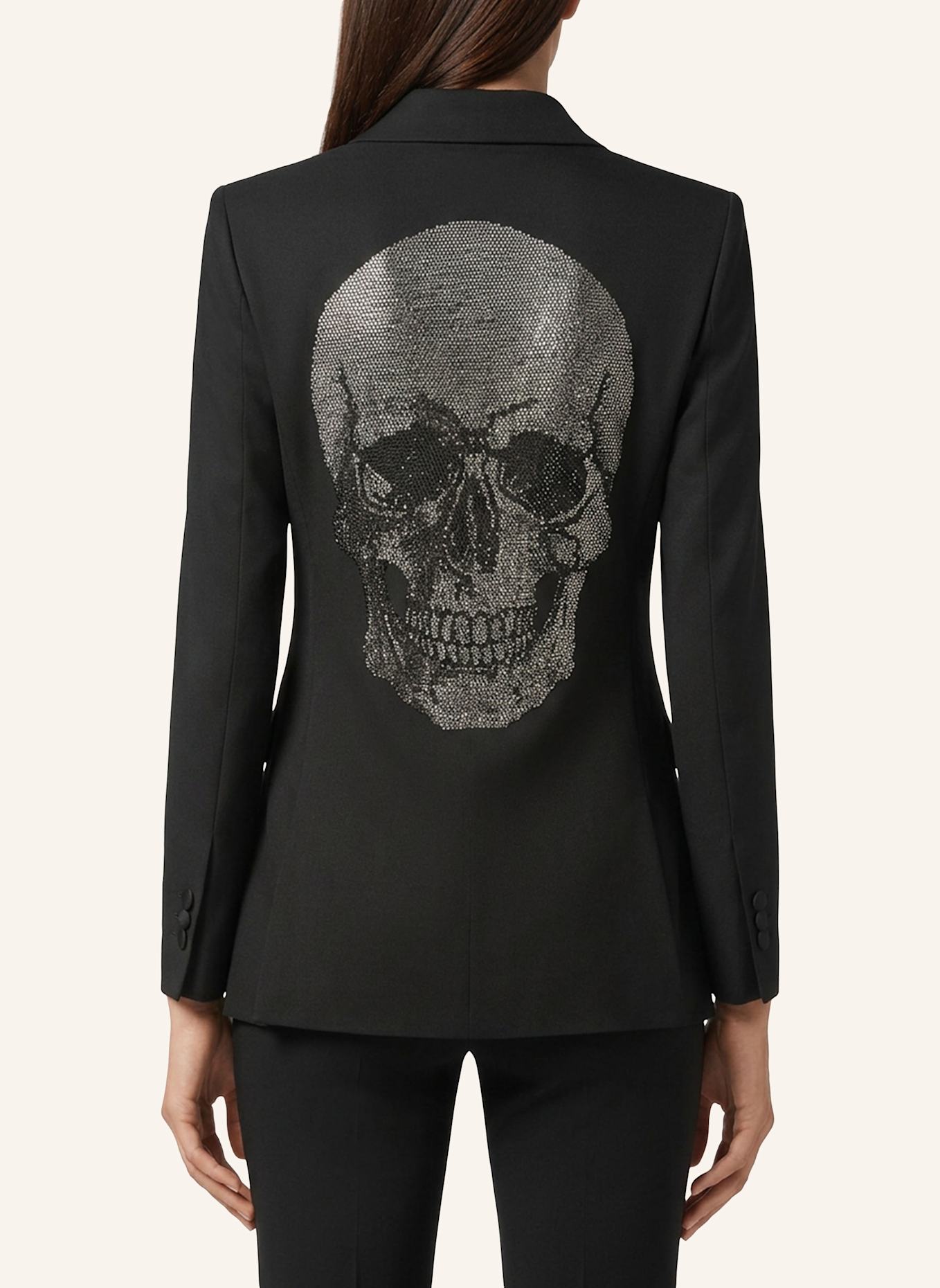 PHILIPP PLEIN Blazer SKULL: SCHWARZ