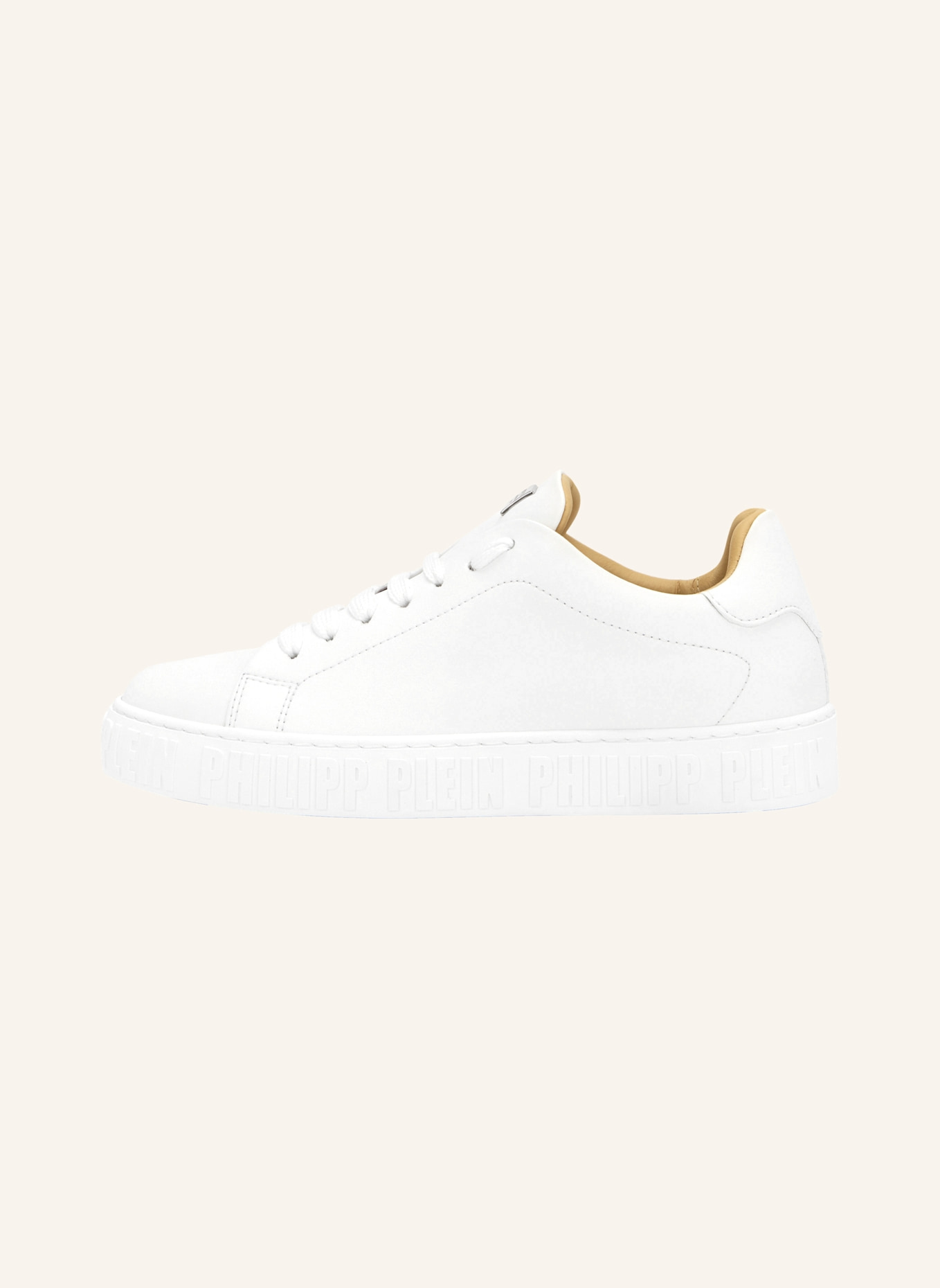 PHILIPP PLEIN Low-Top Turnschuhe: WEISS