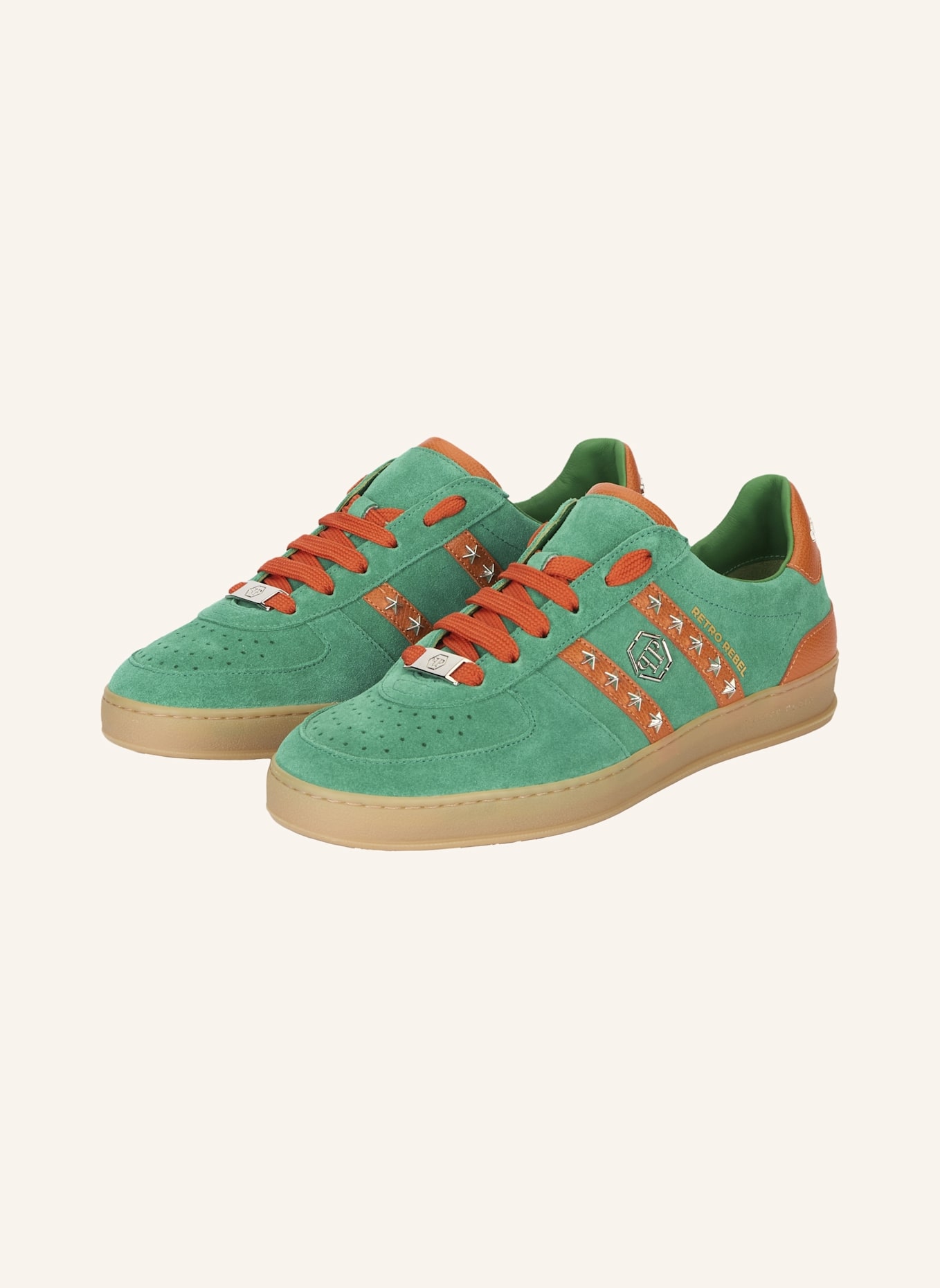 PHILIPP PLEIN Lo-Top Turnschuhe: GRÜN