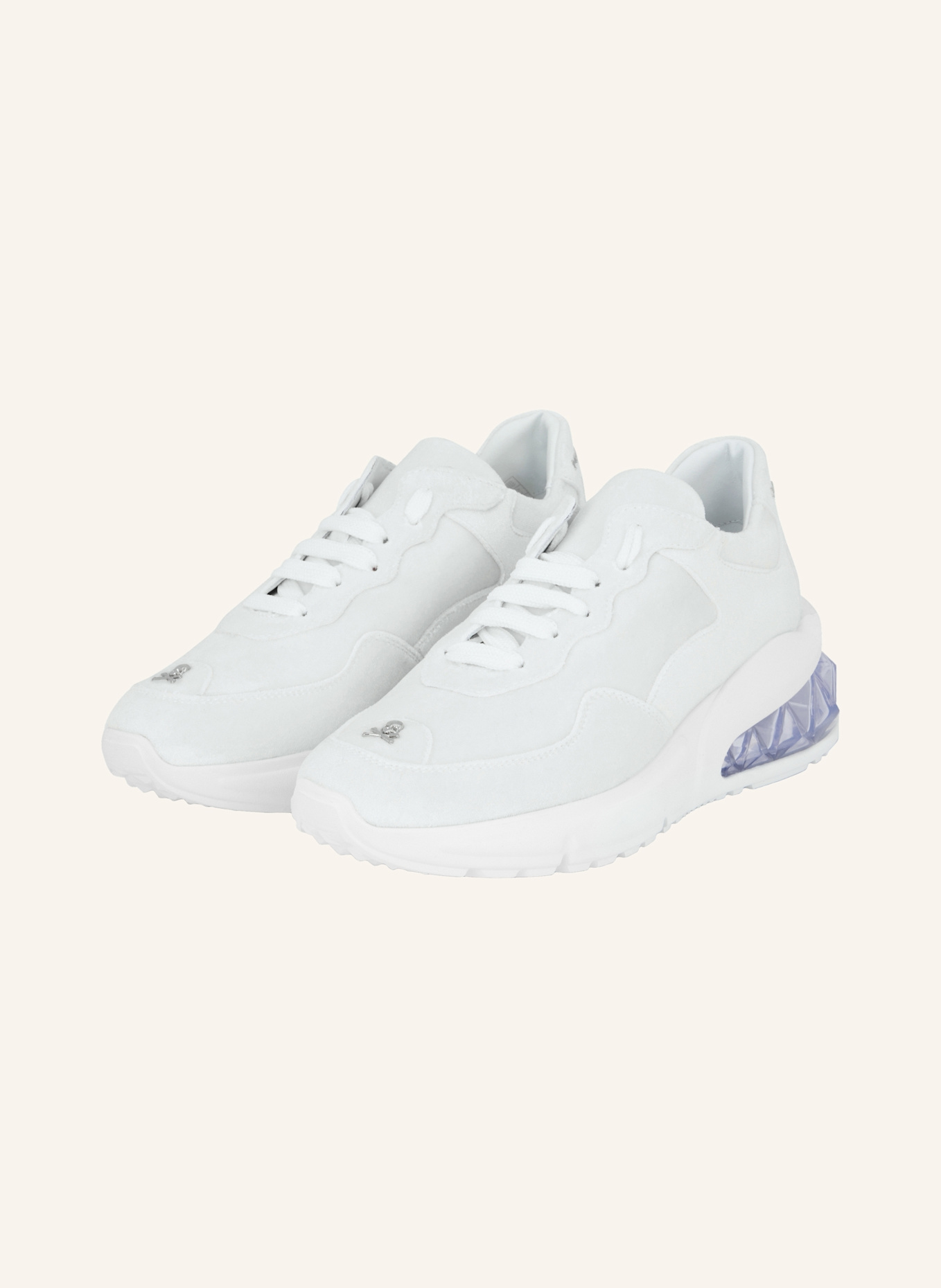 PHILIPP PLEIN Runner Sneaker: WEISS