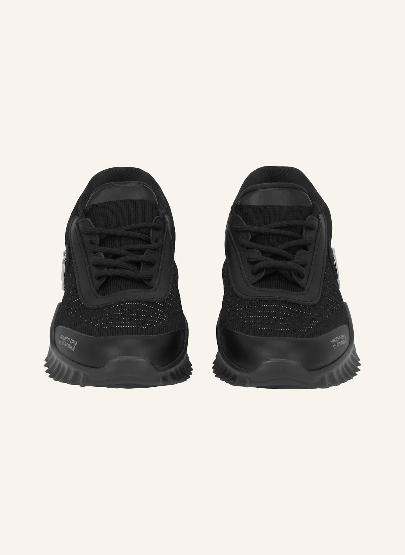 PHILIPP PLEIN Runner Sneaker HEXAGON: SCHWARZ