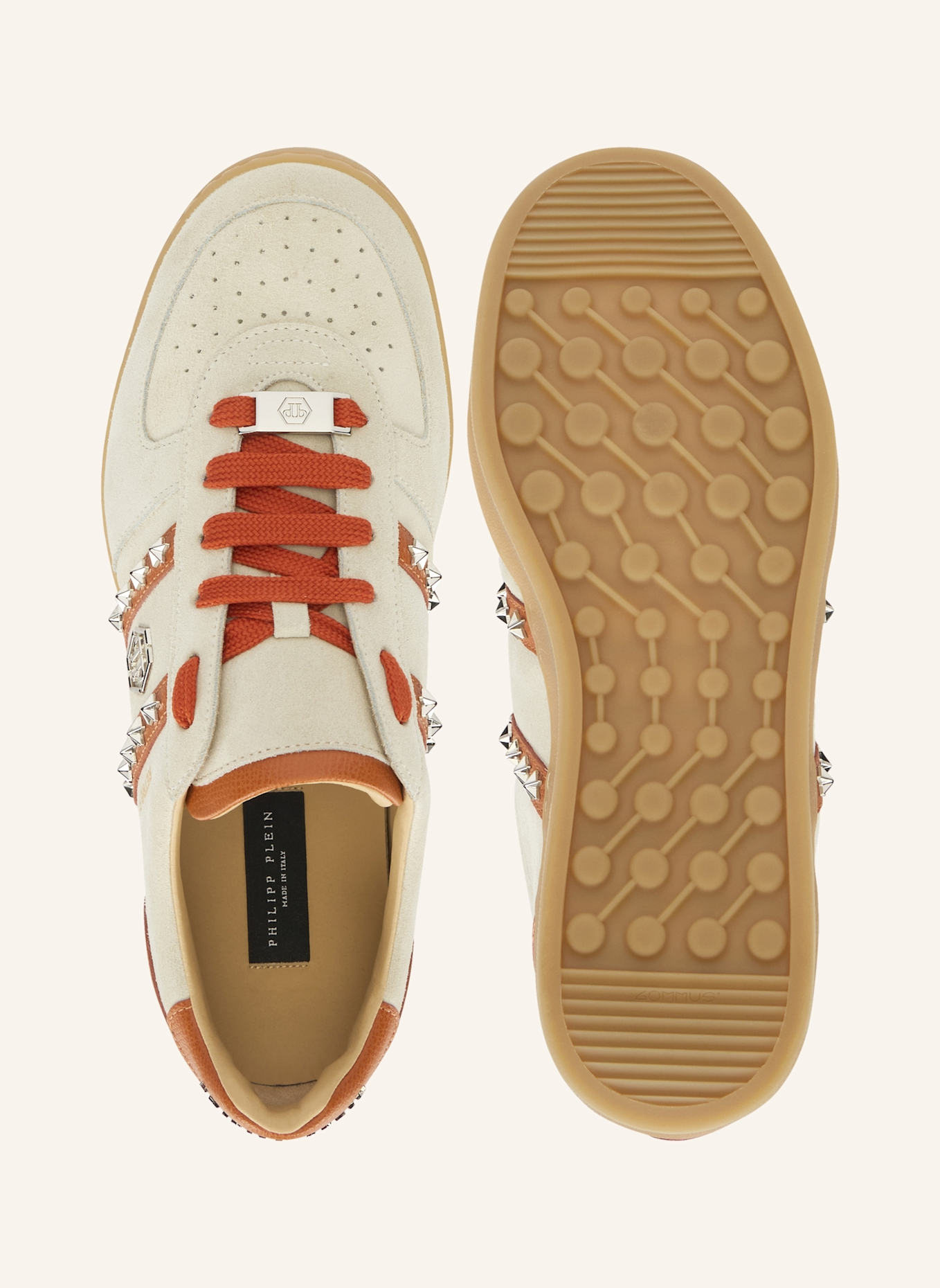 PHILIPP PLEIN Lo-Top Turnschuhe: BEIGE