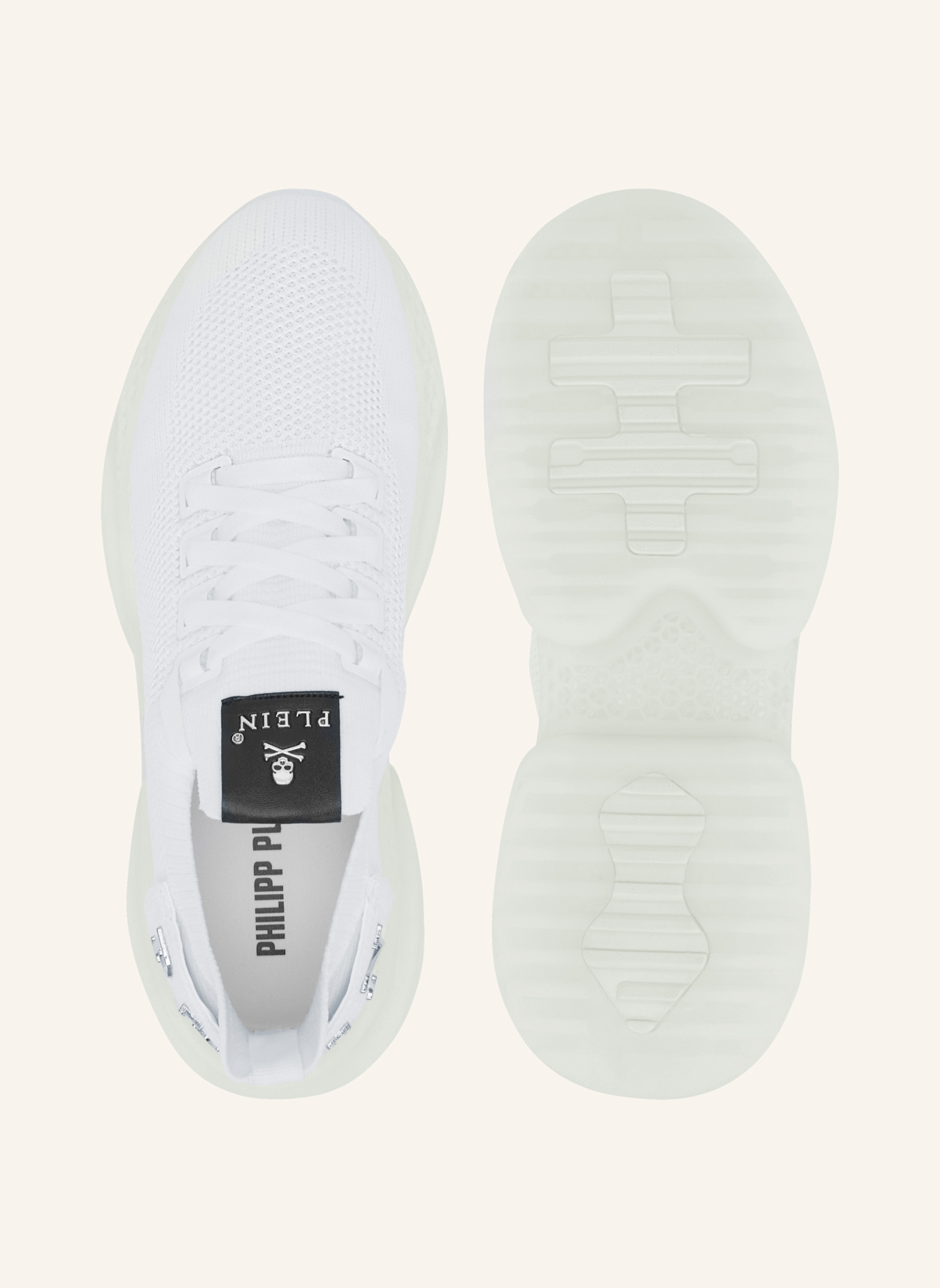 PHILIPP PLEIN Runner Sneaker ICONIC PLEIN: WEISS