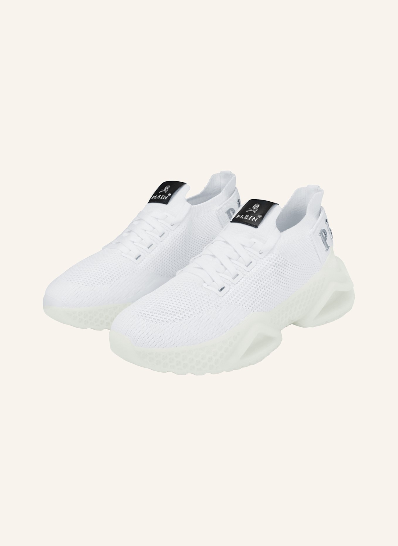 PHILIPP PLEIN Runner Sneaker ICONIC PLEIN: WEISS