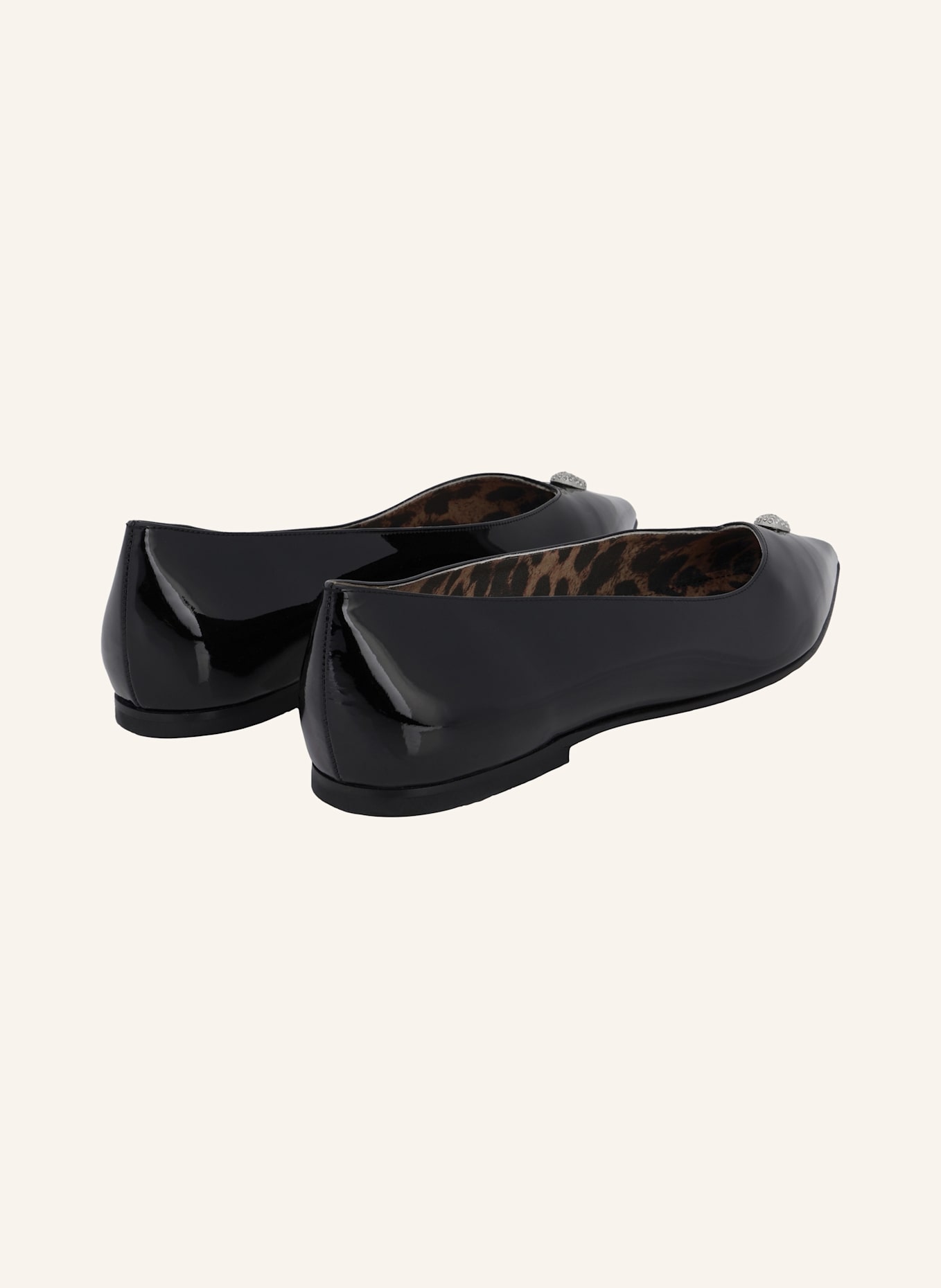 PHILIPP PLEIN Ballerinas SKULL: SCHWARZ