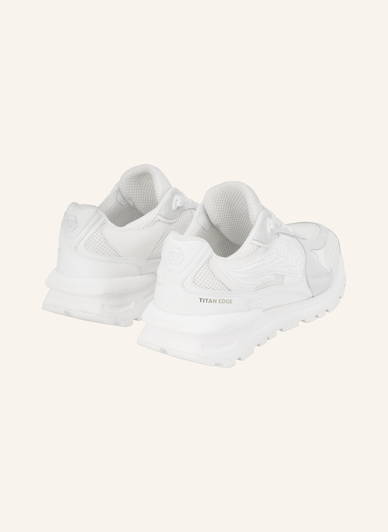 PHILIPP PLEIN Lo-Top Turnschuhe TITAN: WEISS