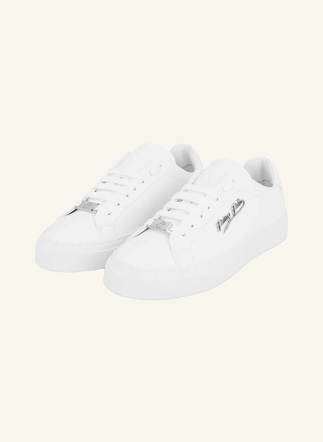PHILIPP PLEIN Sneaker SIGNATURE: WEISS