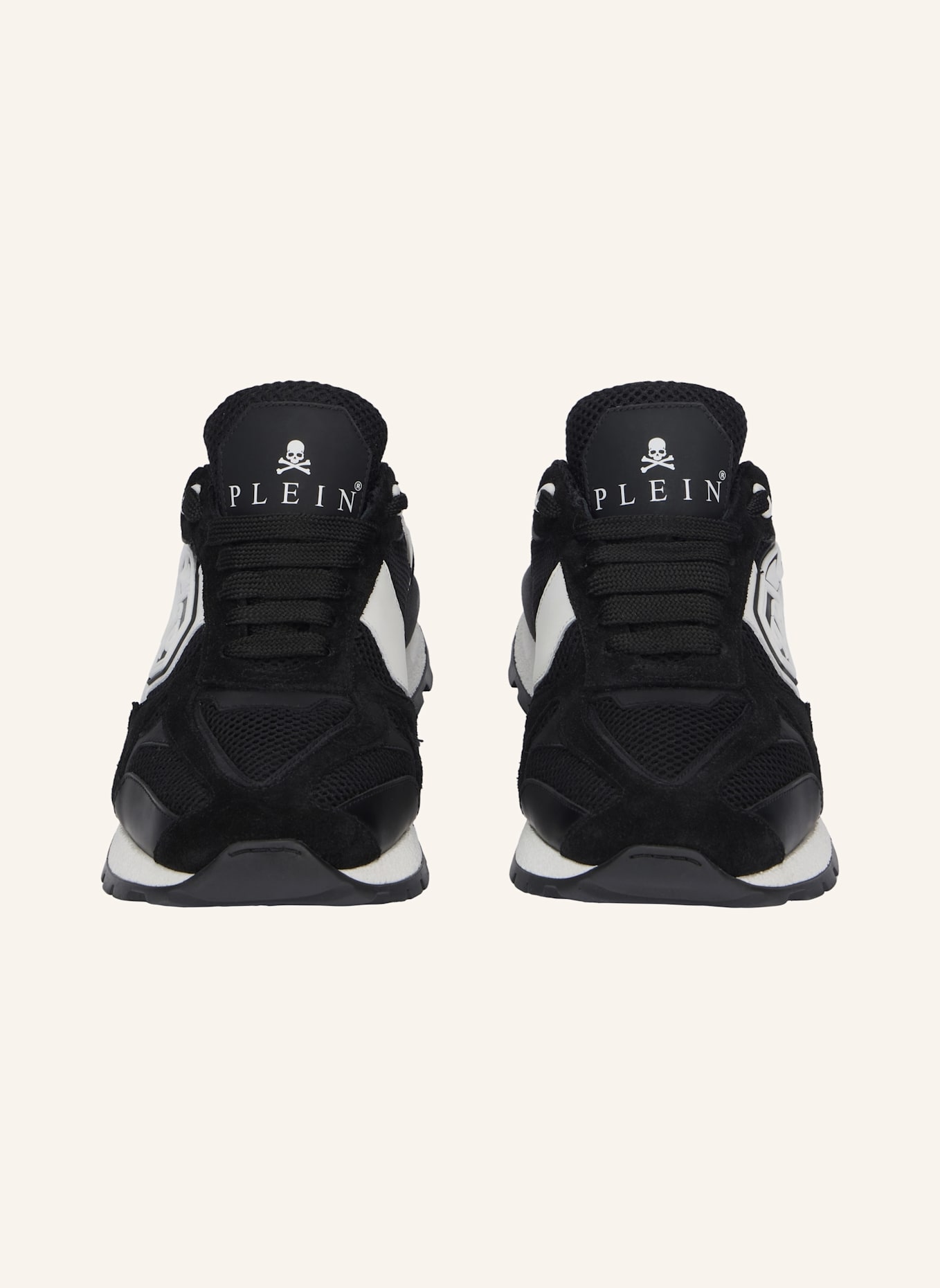 PHILIPP PLEIN Lo-Top Turnschuhe TITAN: WEISS
