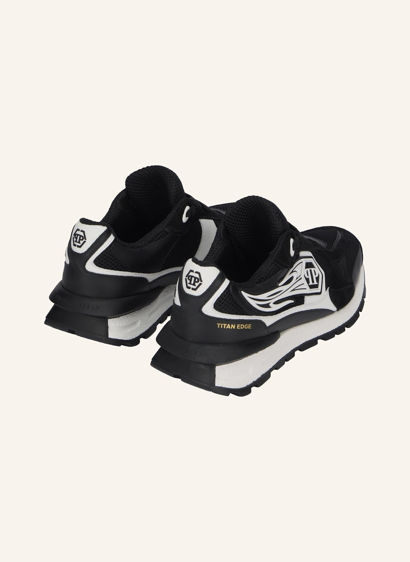 PHILIPP PLEIN Lo-Top Turnschuhe TITAN: WEISS