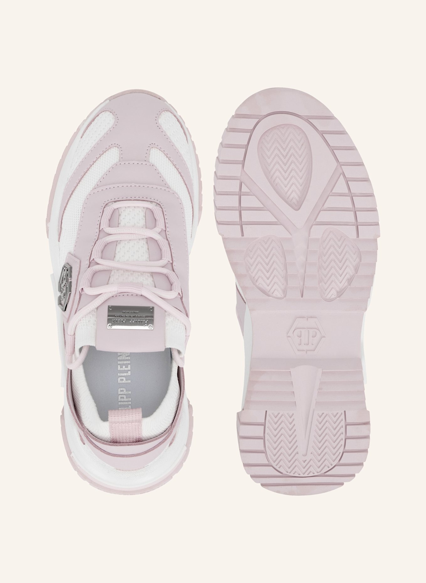 PHILIPP PLEIN Low-Top Turnschuhe PREDATOR: WEISS