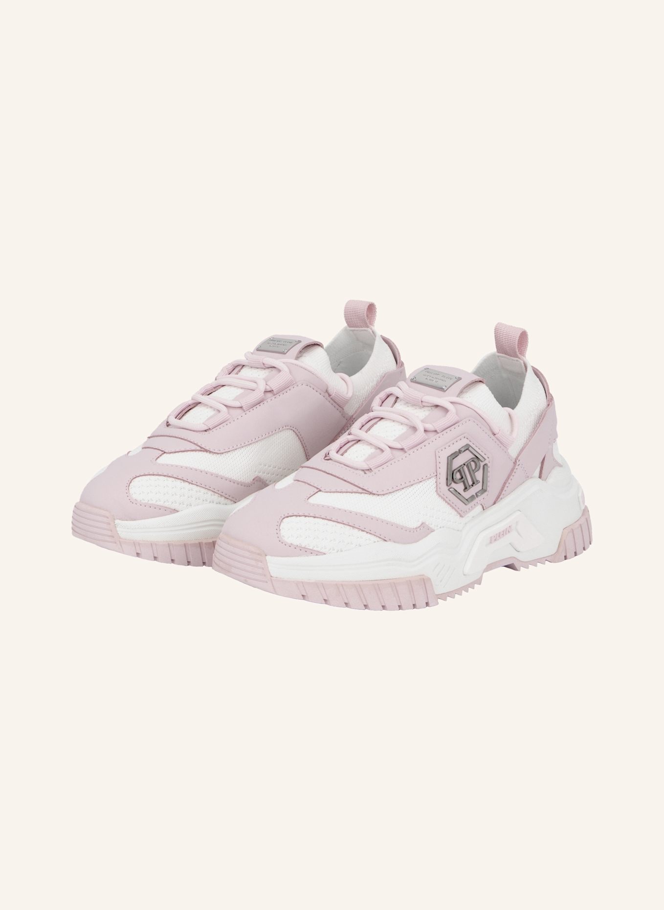 PHILIPP PLEIN Low-Top Turnschuhe PREDATOR: WEISS