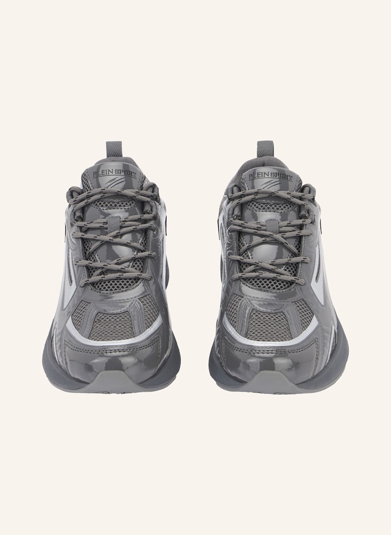 PLEIN SPORT Lo-Top Turnschuhe: DUNKELGRAU