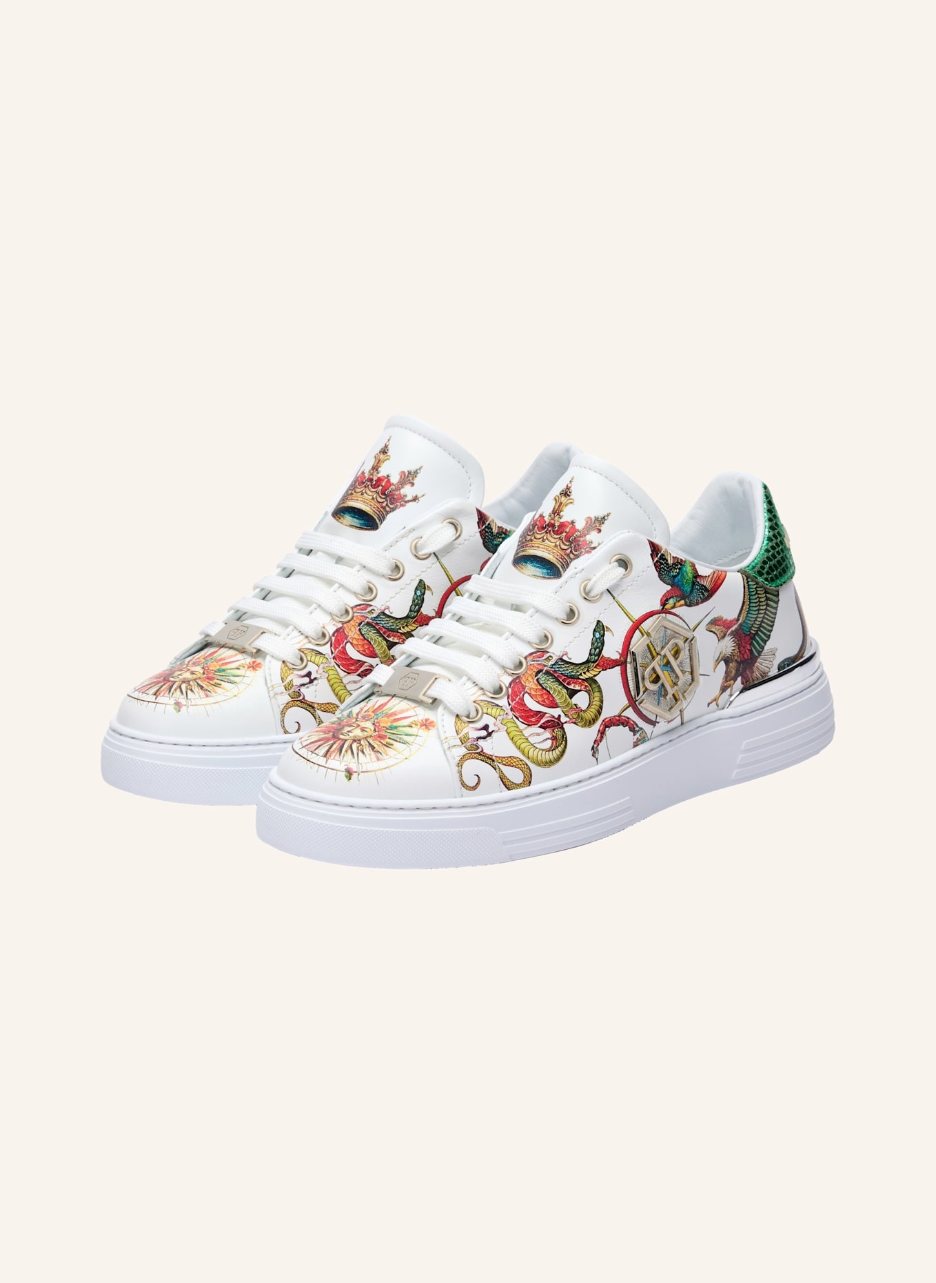 PHILIPP PLEIN Lo-Top Turnschuhe: SCHWARZ