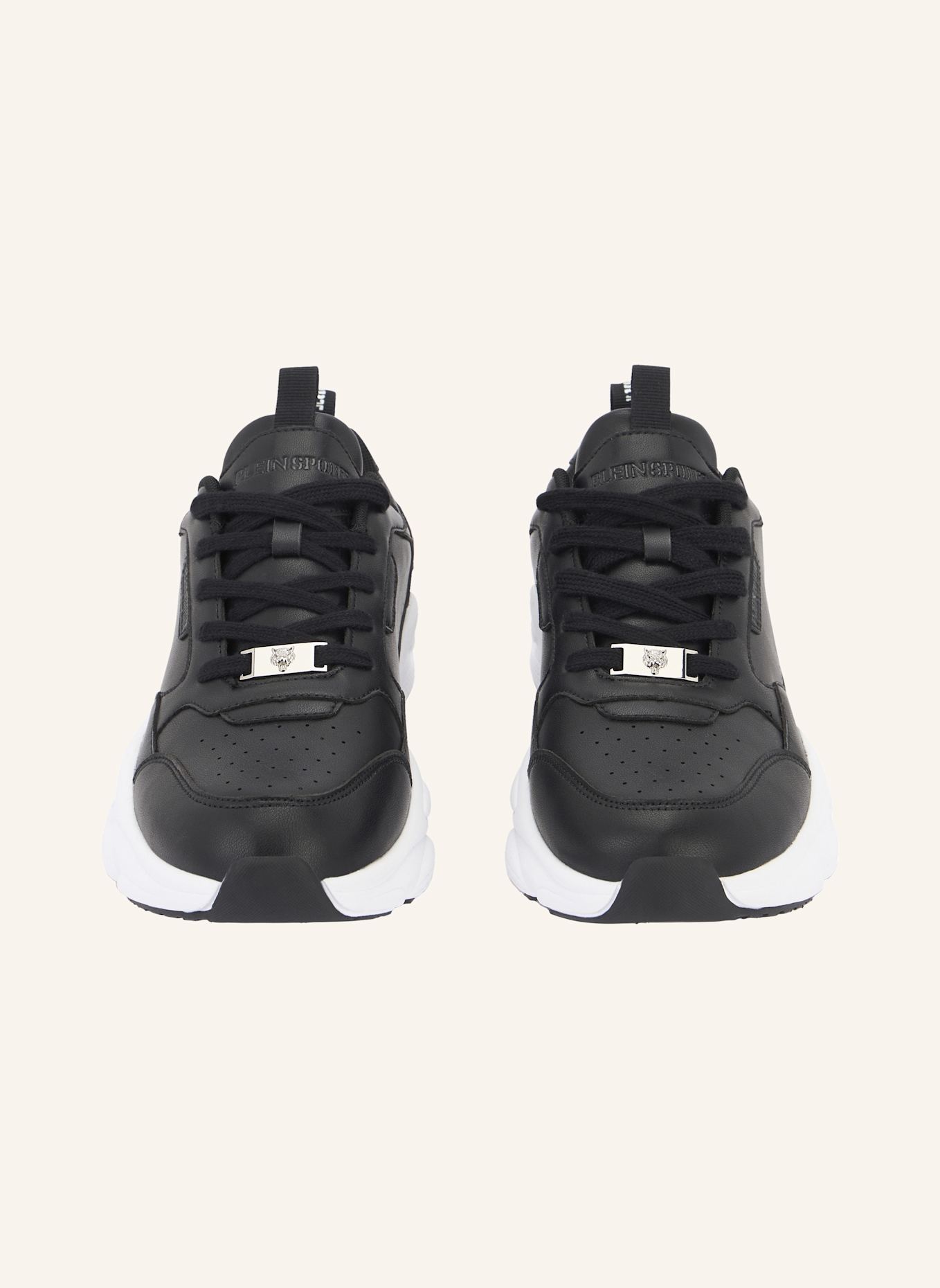 PLEIN SPORT Lo-Top Turnschuhe: SCHWARZ