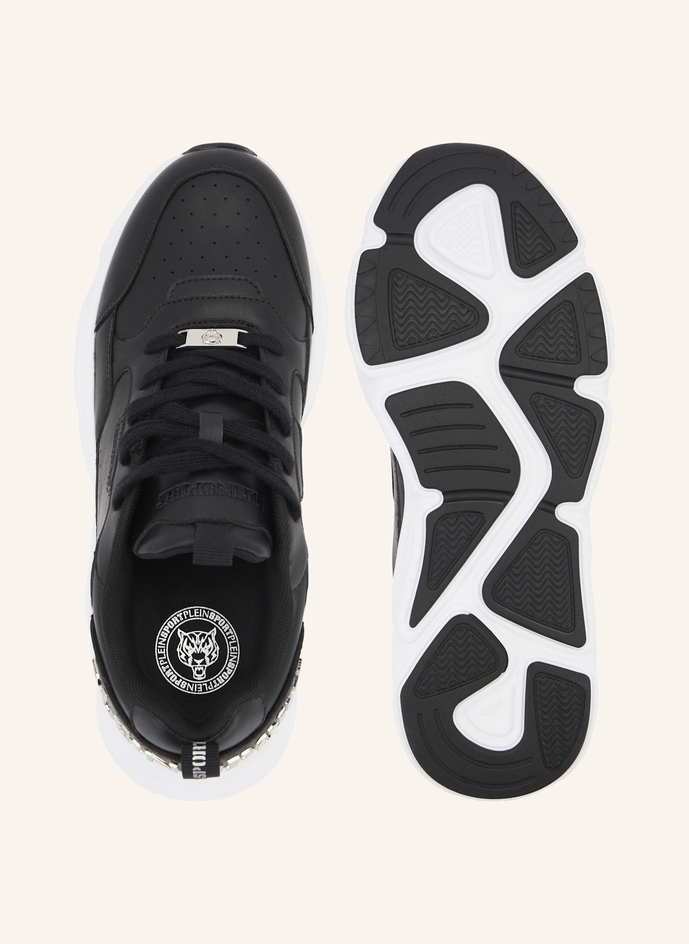 PLEIN SPORT Lo-Top Turnschuhe: SCHWARZ
