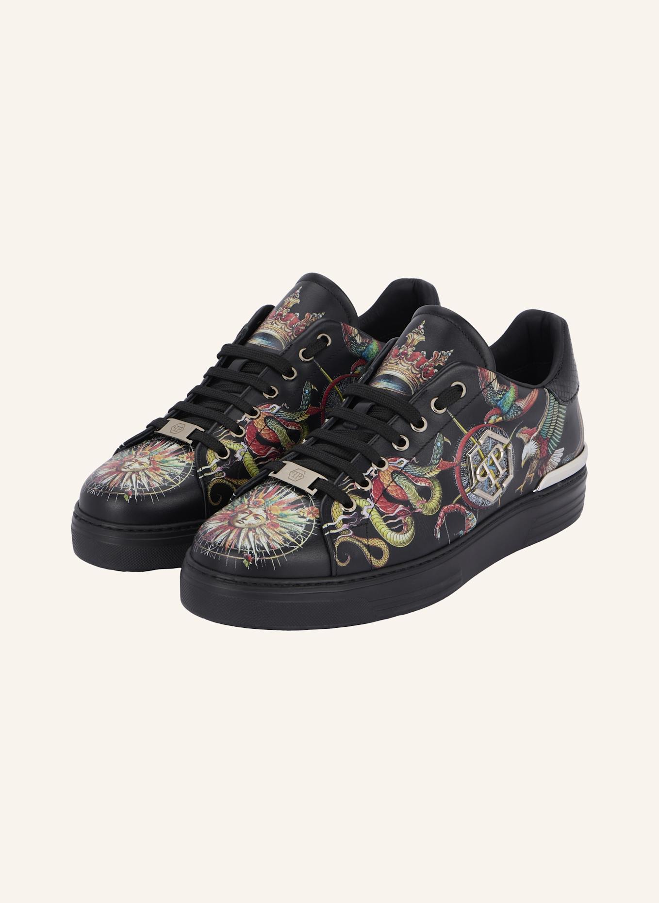 PHILIPP PLEIN Lo-Top Turnschuhe: SCHWARZ