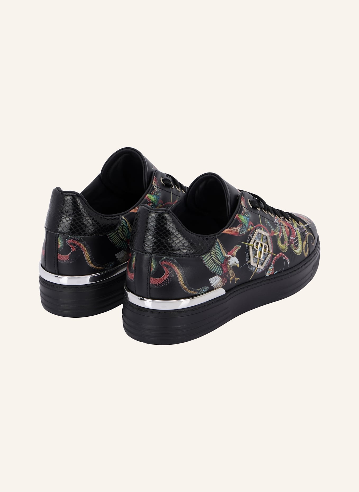 PHILIPP PLEIN Lo-Top Turnschuhe: SCHWARZ