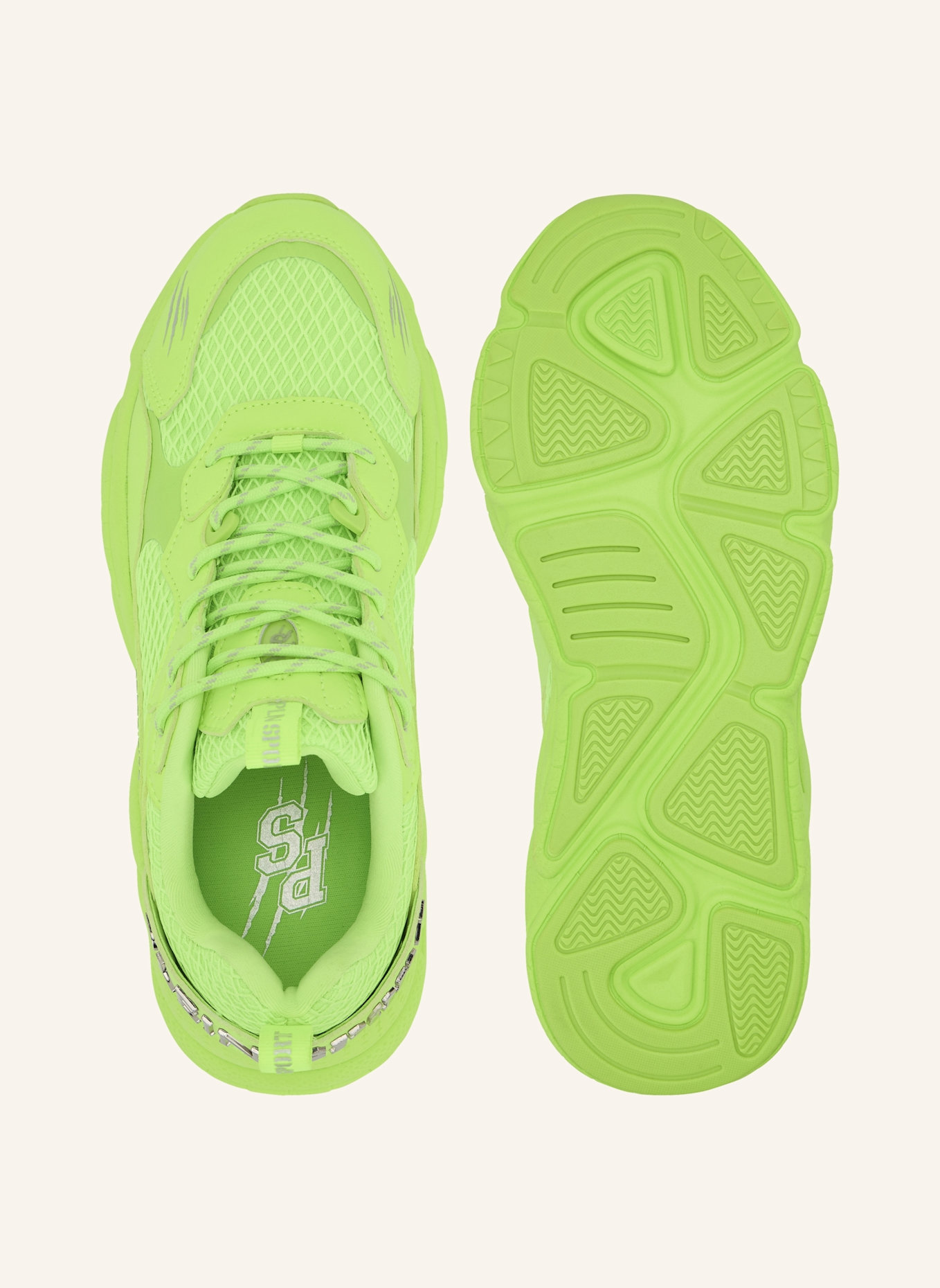 PLEIN SPORT Runner Sneaker TRACK KING: GELB