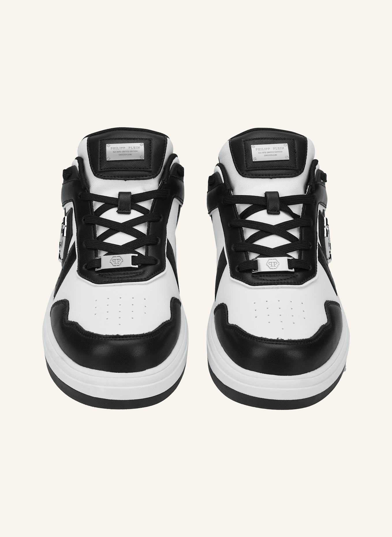 PHILIPP PLEIN Lo-Top Turnschuhe: WEISS