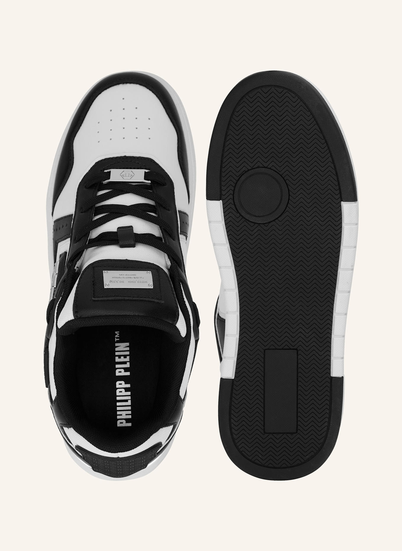 PHILIPP PLEIN Lo-Top Turnschuhe: WEISS