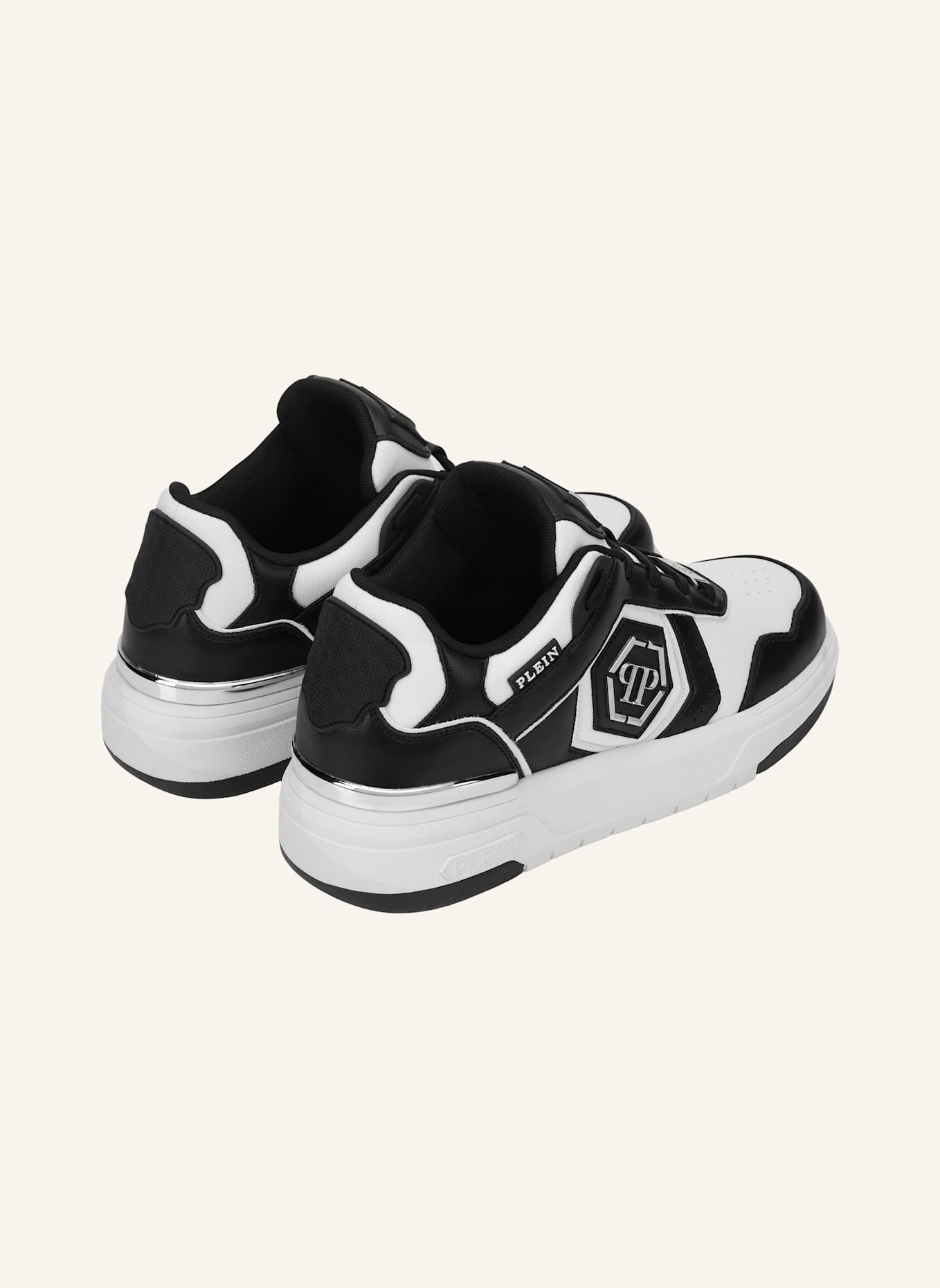 PHILIPP PLEIN Lo-Top Turnschuhe: WEISS