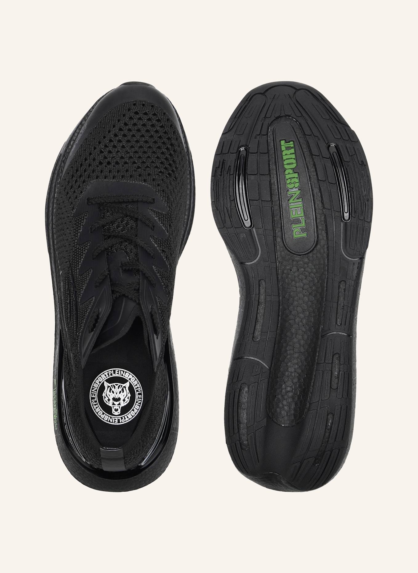 PLEIN SPORT Lo-Top Turnschuhe: SCHWARZ