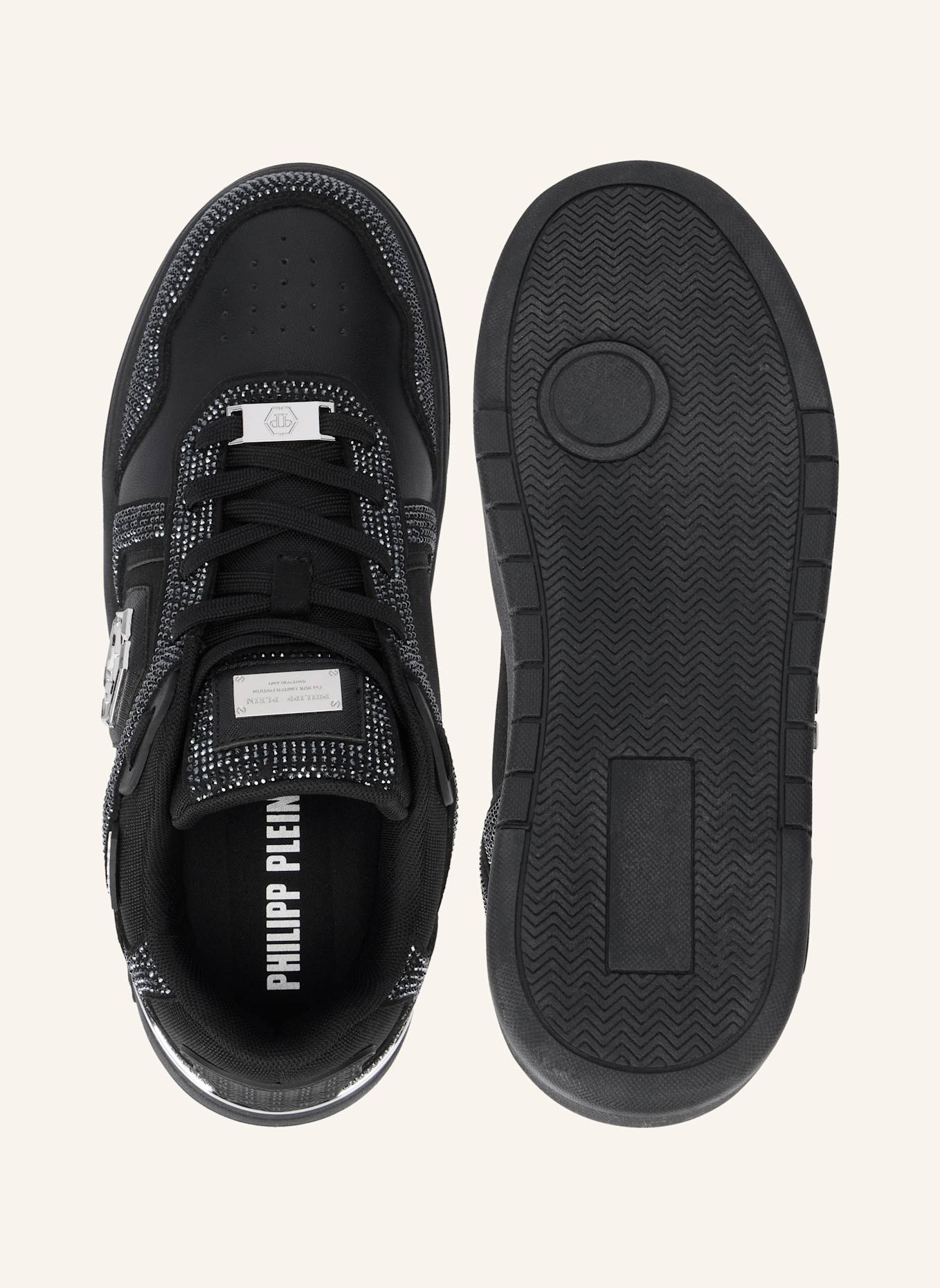 PHILIPP PLEIN Lo-Top Turnschuhe: SCHWARZ