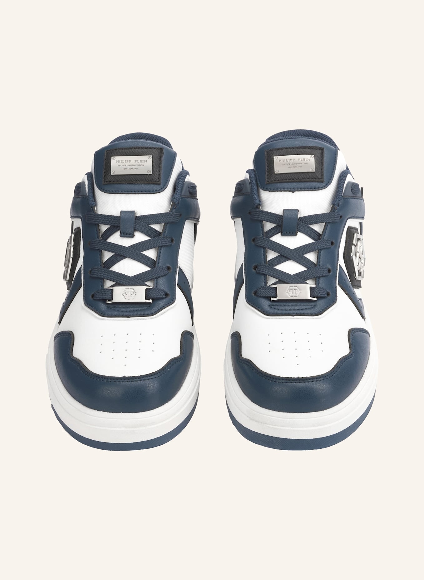 PHILIPP PLEIN Lo-Top Turnschuhe: DUNKELBLAU