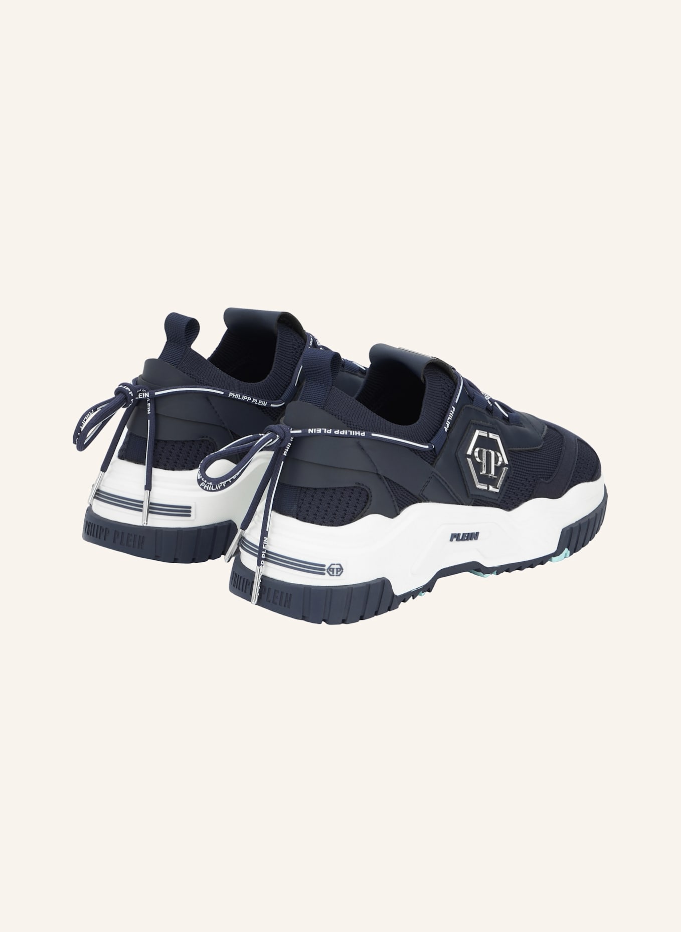 PHILIPP PLEIN Läufer PREDATOR: DUNKELBLAU