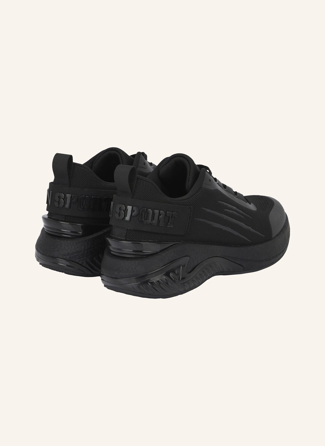 PLEIN SPORT Läufer Sneaker: SCHWARZ