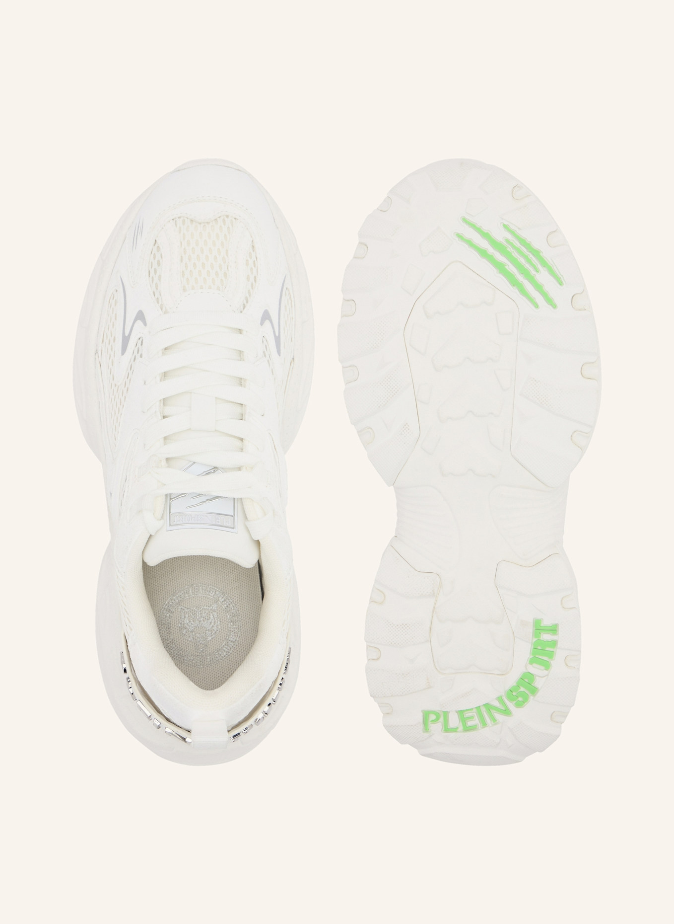 PLEIN SPORT Lo-Top Turnschuhe PULSE X: WEISS