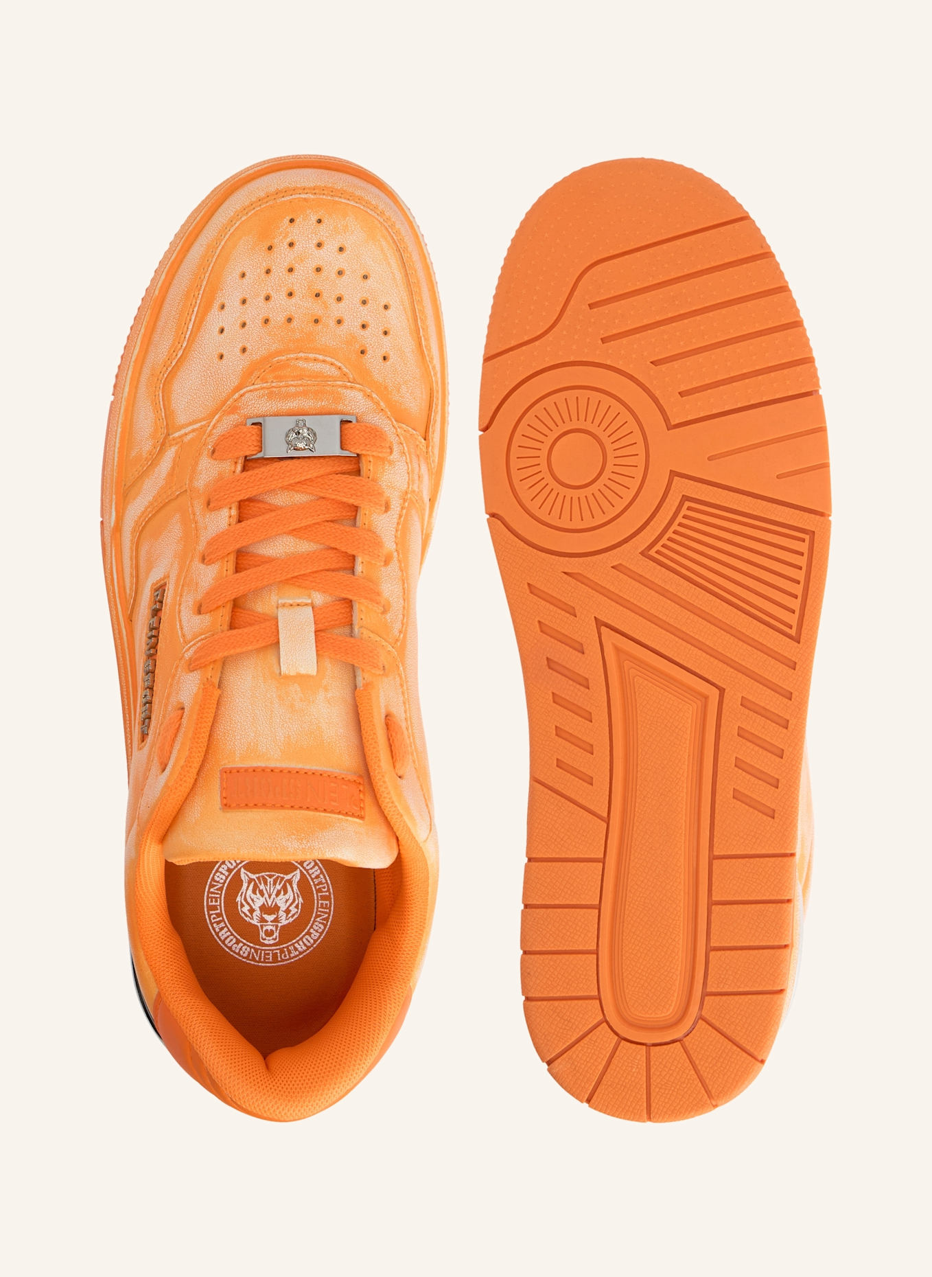 PLEIN SPORT Lo-Top Turnschuhe: ORANGE