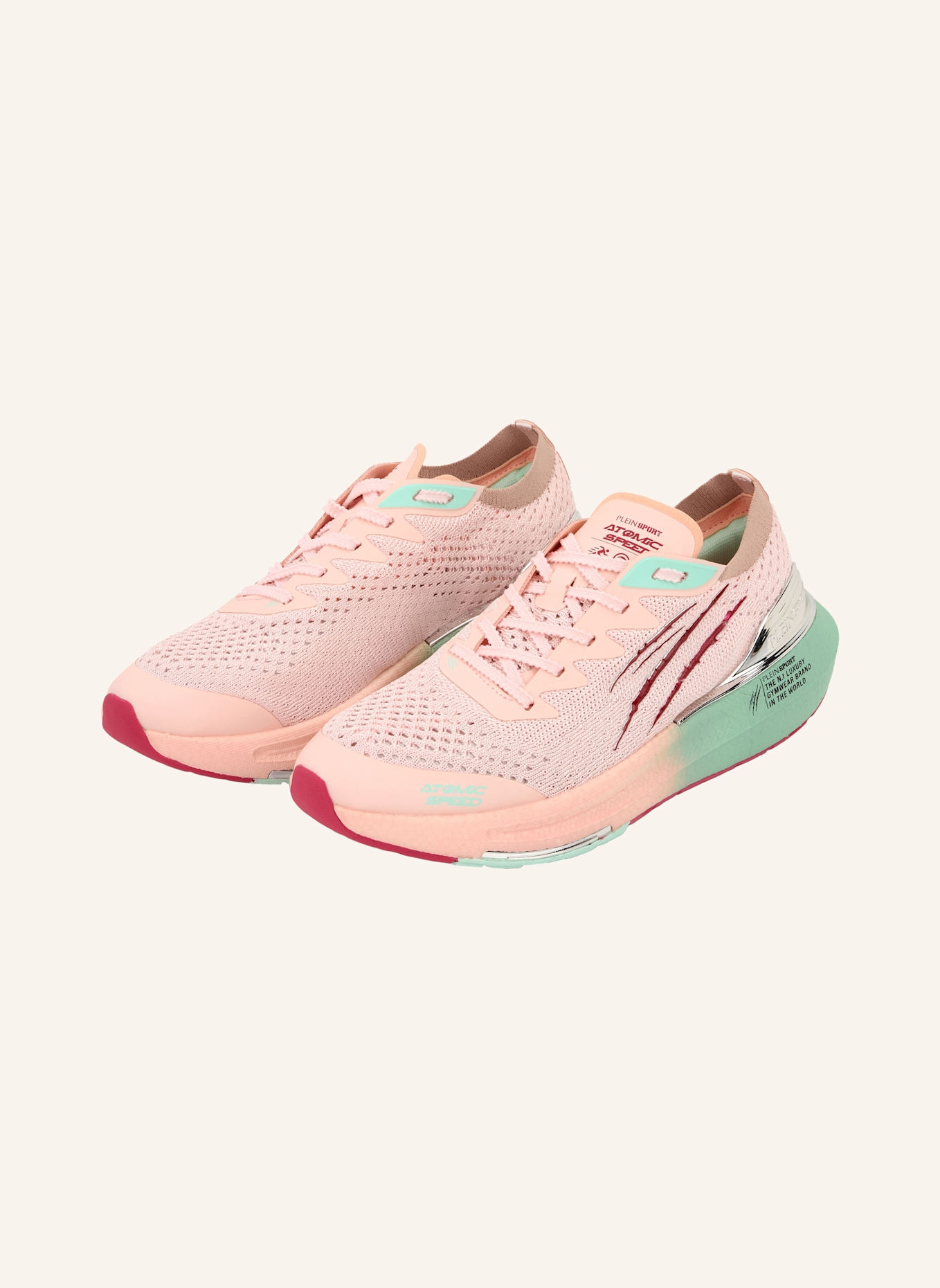 PLEIN SPORT Lo-Top Turnschuhe: ROSÉ