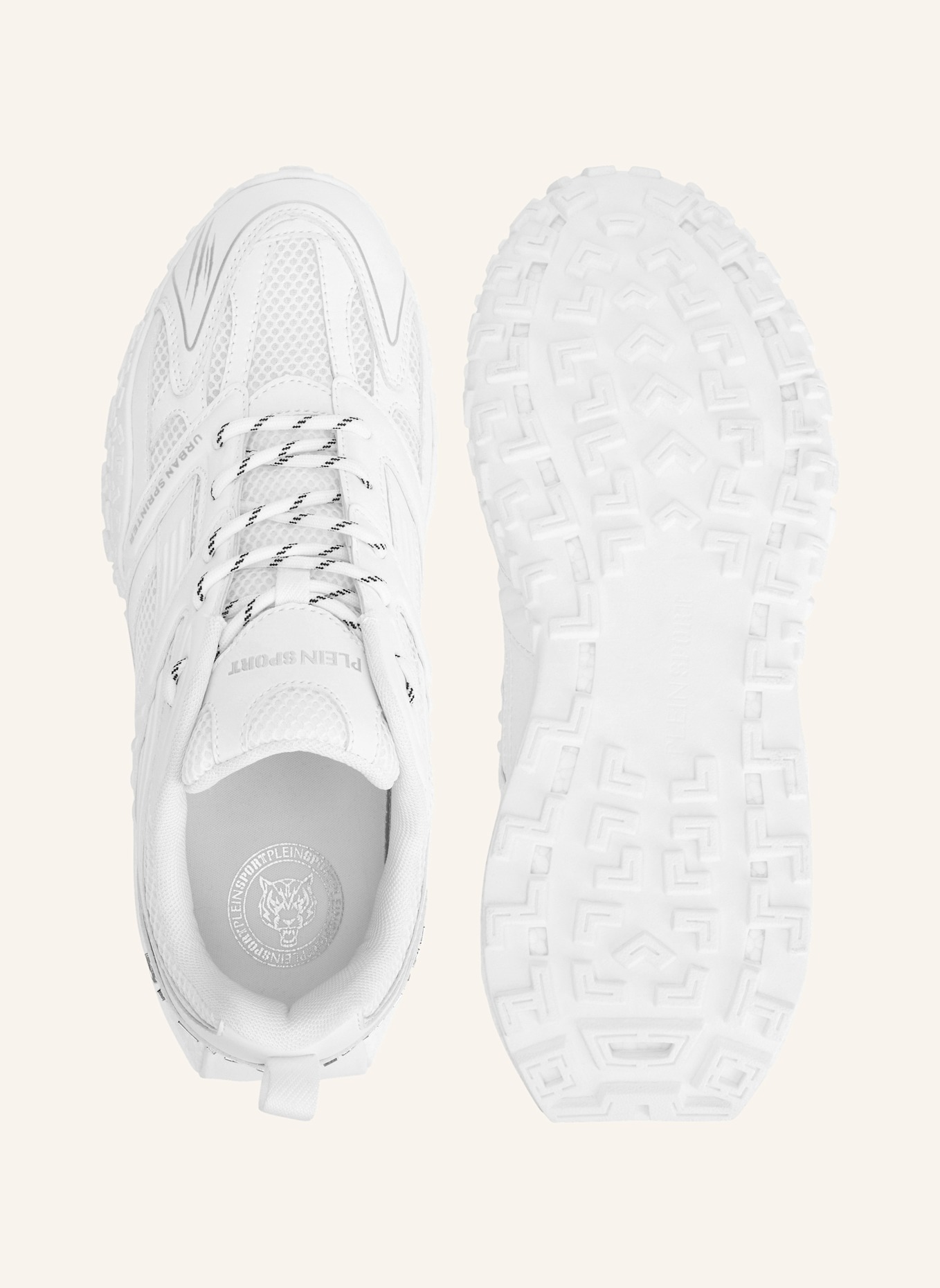 PLEIN SPORT Lo-Top Turnschuhe: WEISS