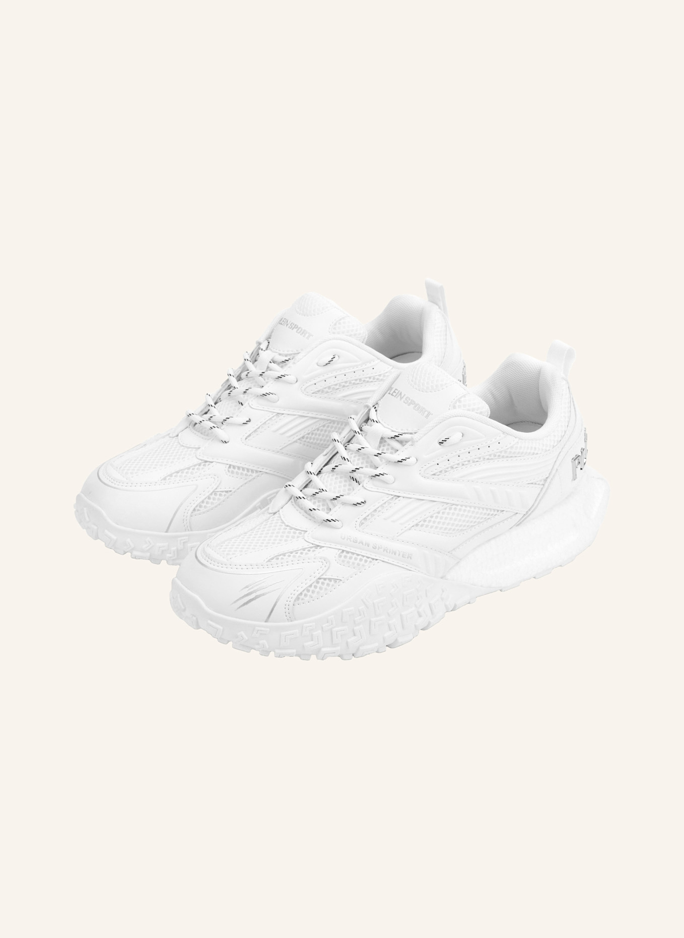 PLEIN SPORT Lo-Top Turnschuhe: WEISS