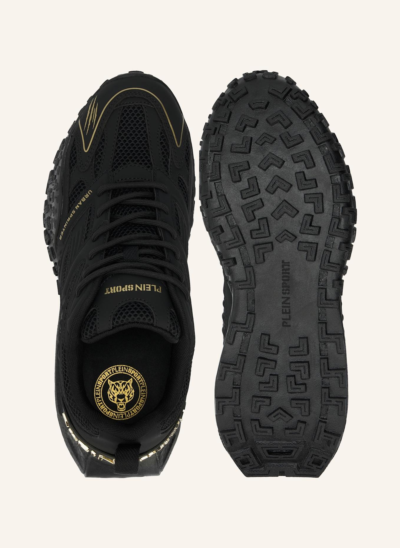 PLEIN SPORT Lo-Top Turnschuhe: SCHWARZ