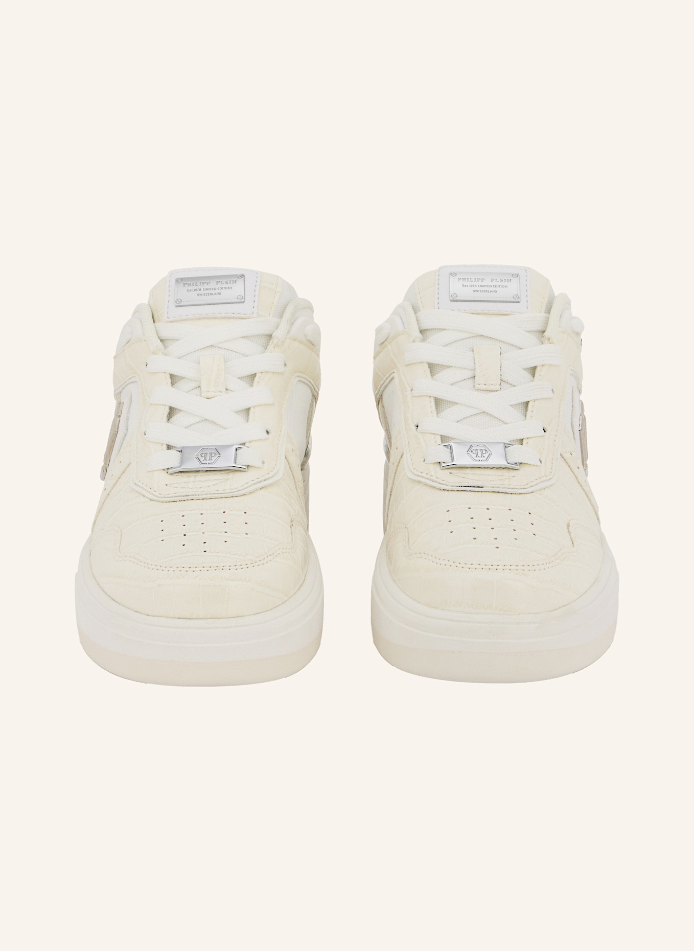 PHILIPP PLEIN Lo-Top Turnschuhe: WEISS