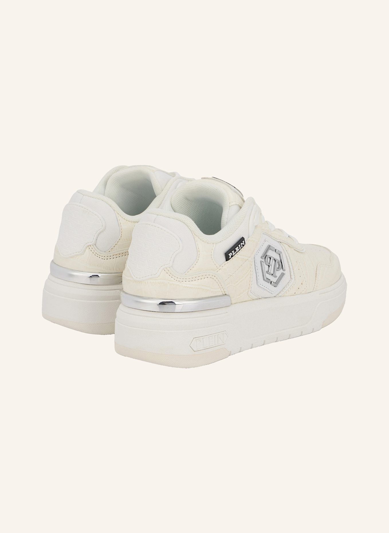 PHILIPP PLEIN Lo-Top Turnschuhe: WEISS