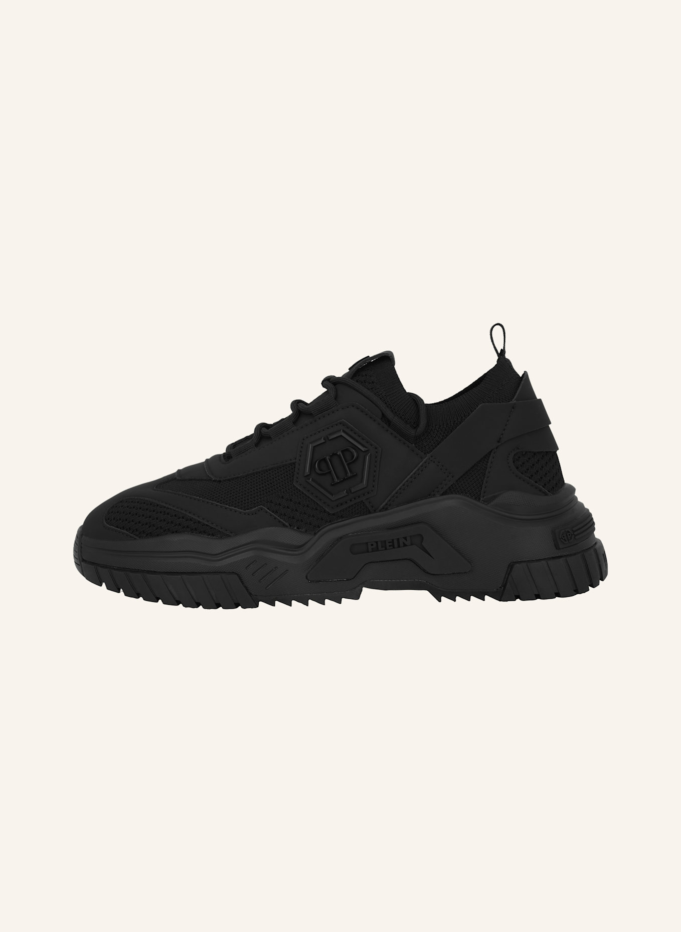 PHILIPP PLEIN Runner Sneaker PREDATOR: SCHWARZ