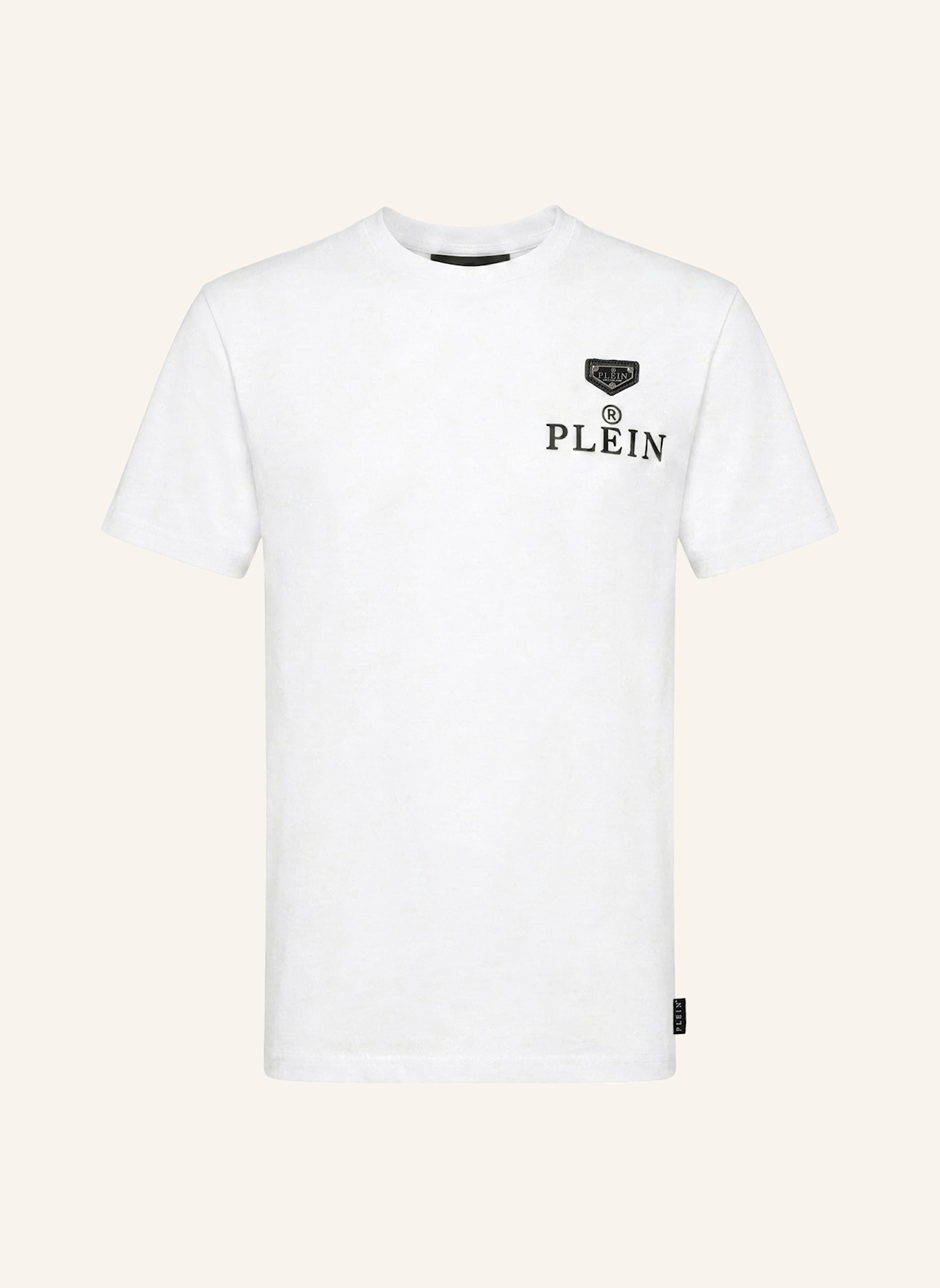 PHILIPP PLEIN T-Shirt Rundhalsausschnitt Ss: WEISS