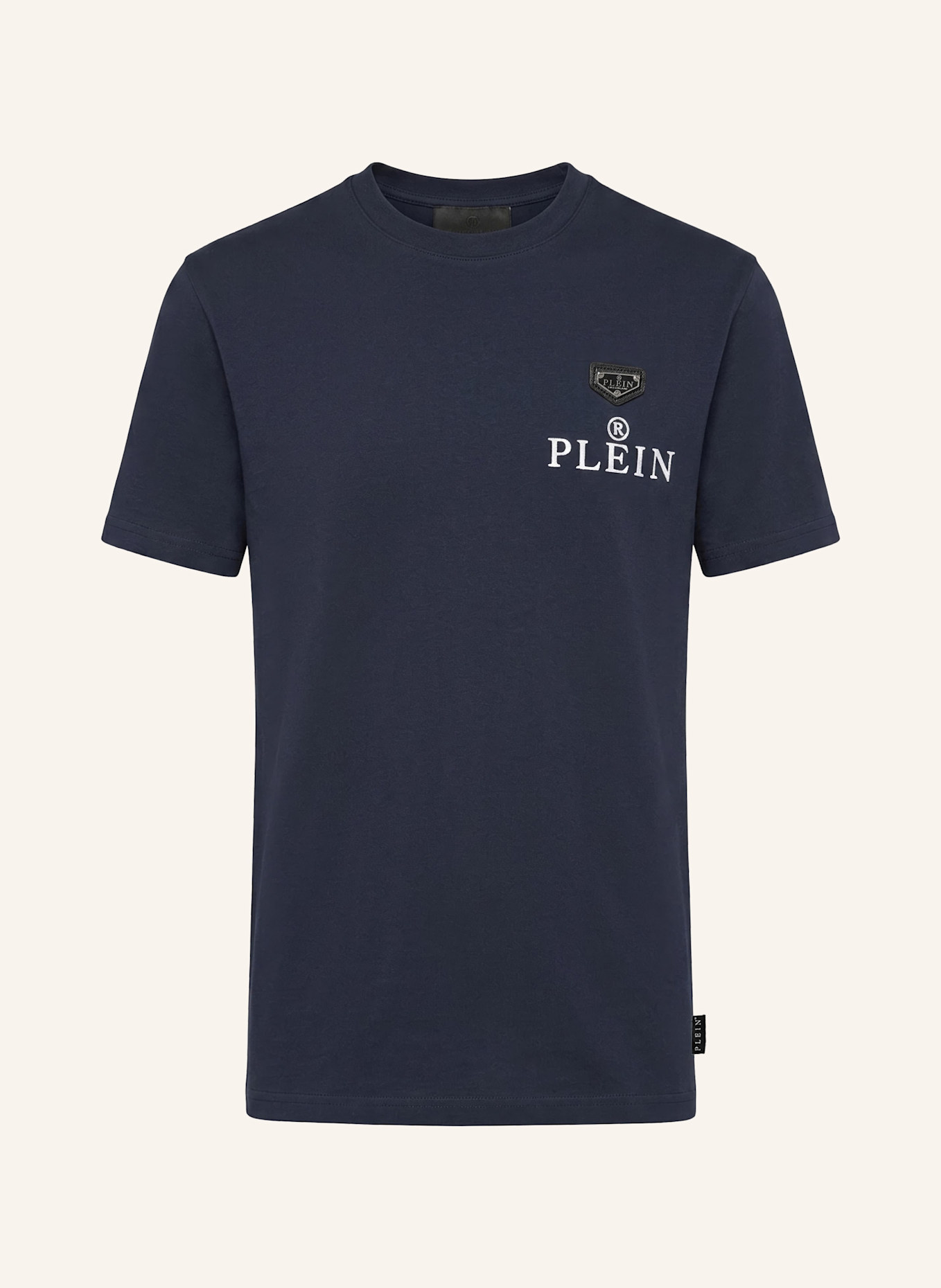 PHILIPP PLEIN T-Shirt Rundhalsausschnitt Ss: DUNKELBLAU