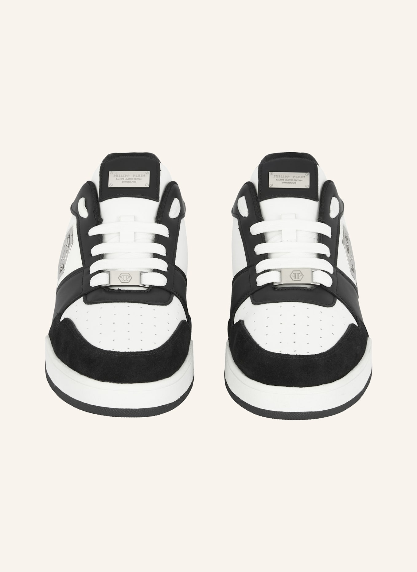 PHILIPP PLEIN Low-Top-Sneaker P-FORCE 78: WEISS