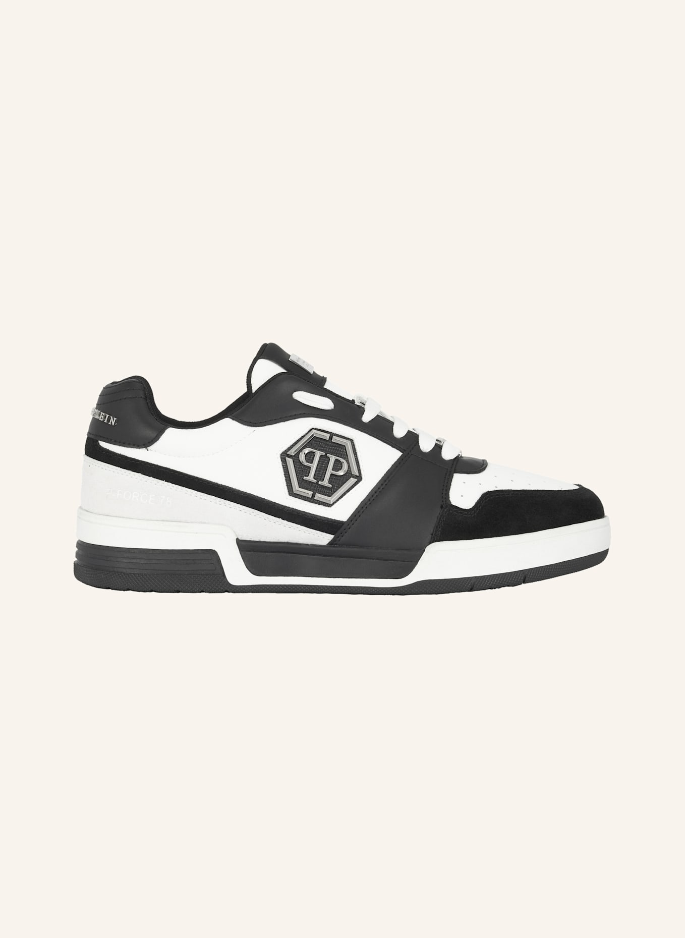 PHILIPP PLEIN Low-Top-Sneaker P-FORCE 78: WEISS