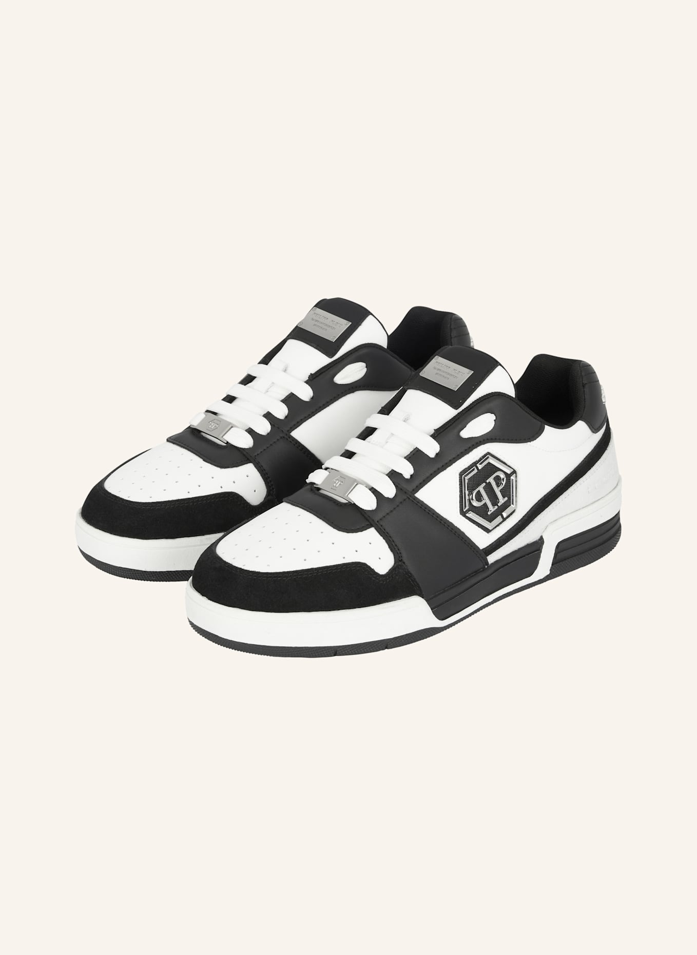PHILIPP PLEIN Low-Top-Sneaker P-FORCE 78: WEISS