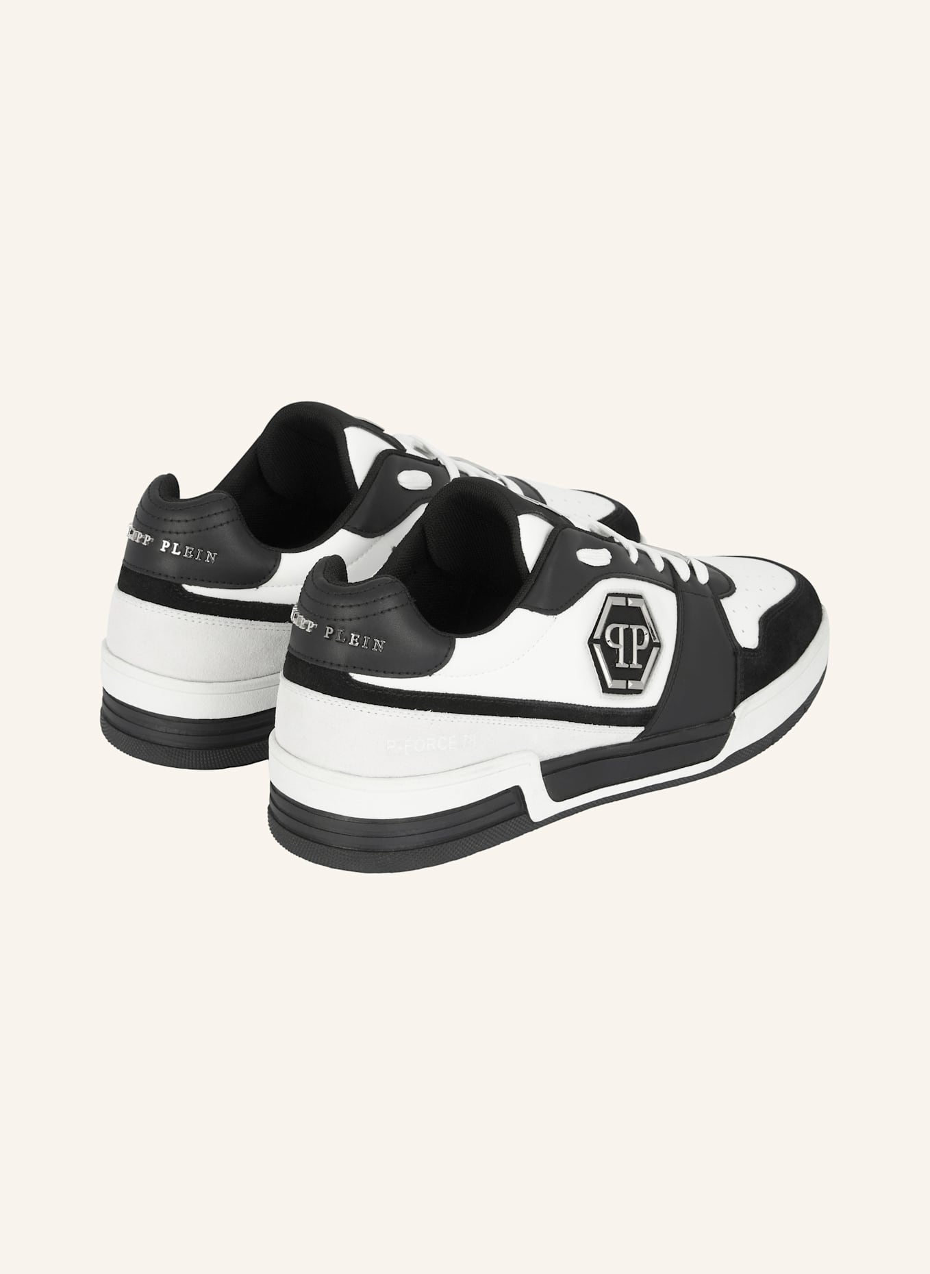 PHILIPP PLEIN Low-Top-Sneaker P-FORCE 78: WEISS
