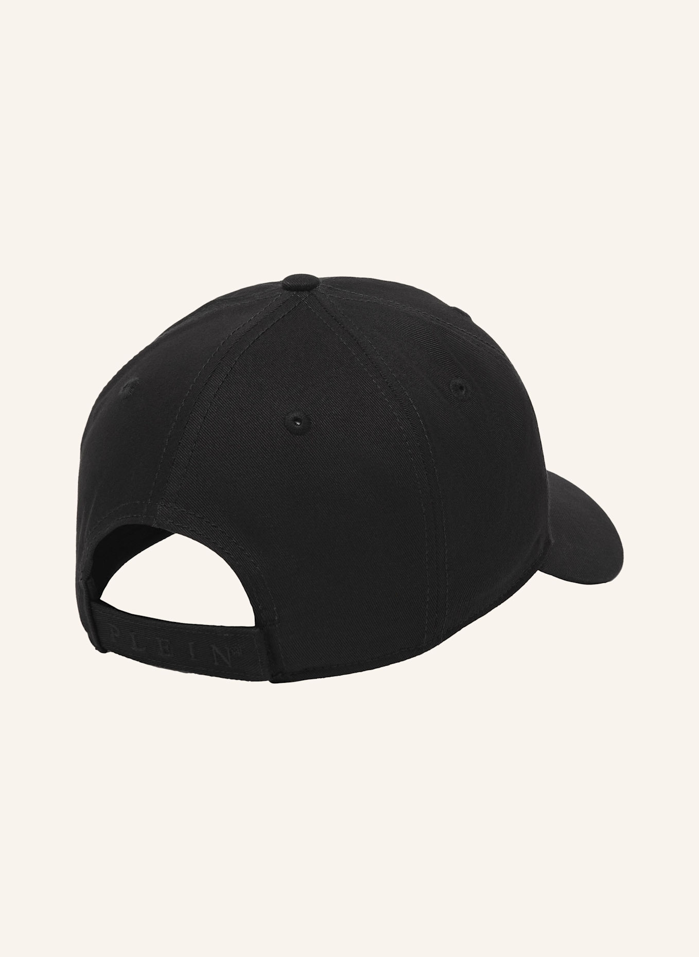 PHILIPP PLEIN Baseballkappe SKULL&BONES: SCHWARZ