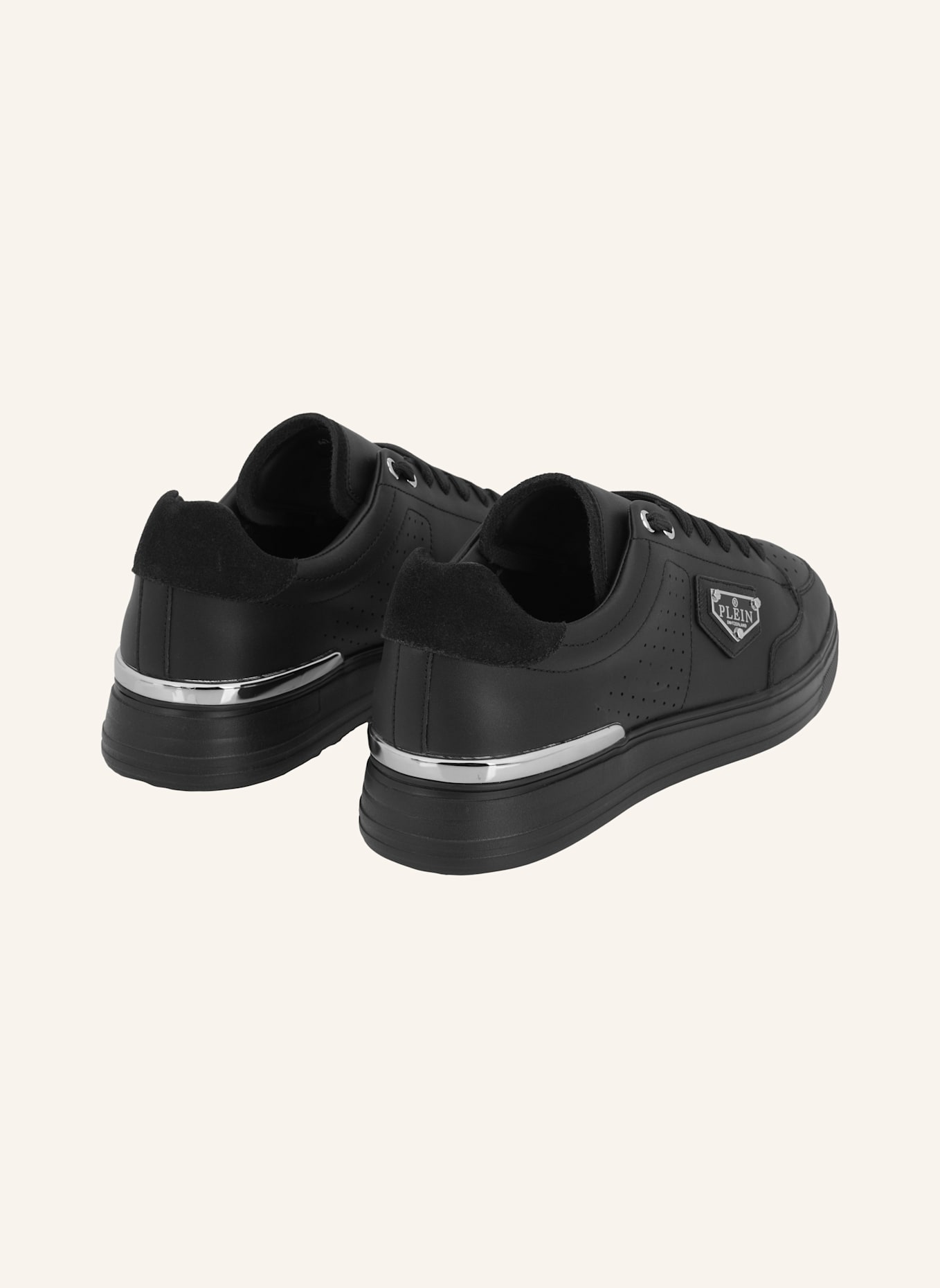 PHILIPP PLEIN Low-Top-Sneaker: SCHWARZ