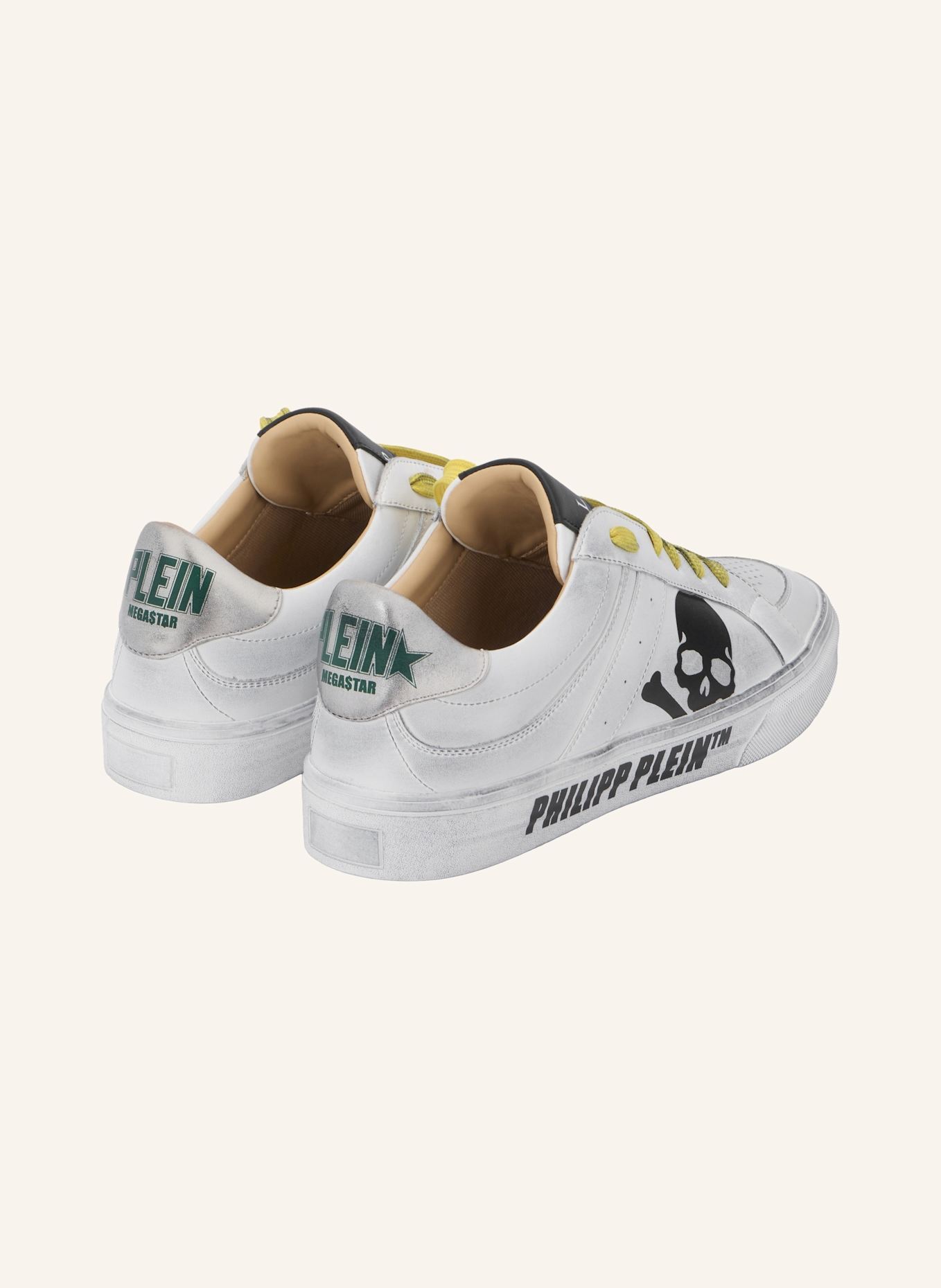 PHILIPP PLEIN Low-Top-Sneaker RETROKICKZ: WEISS