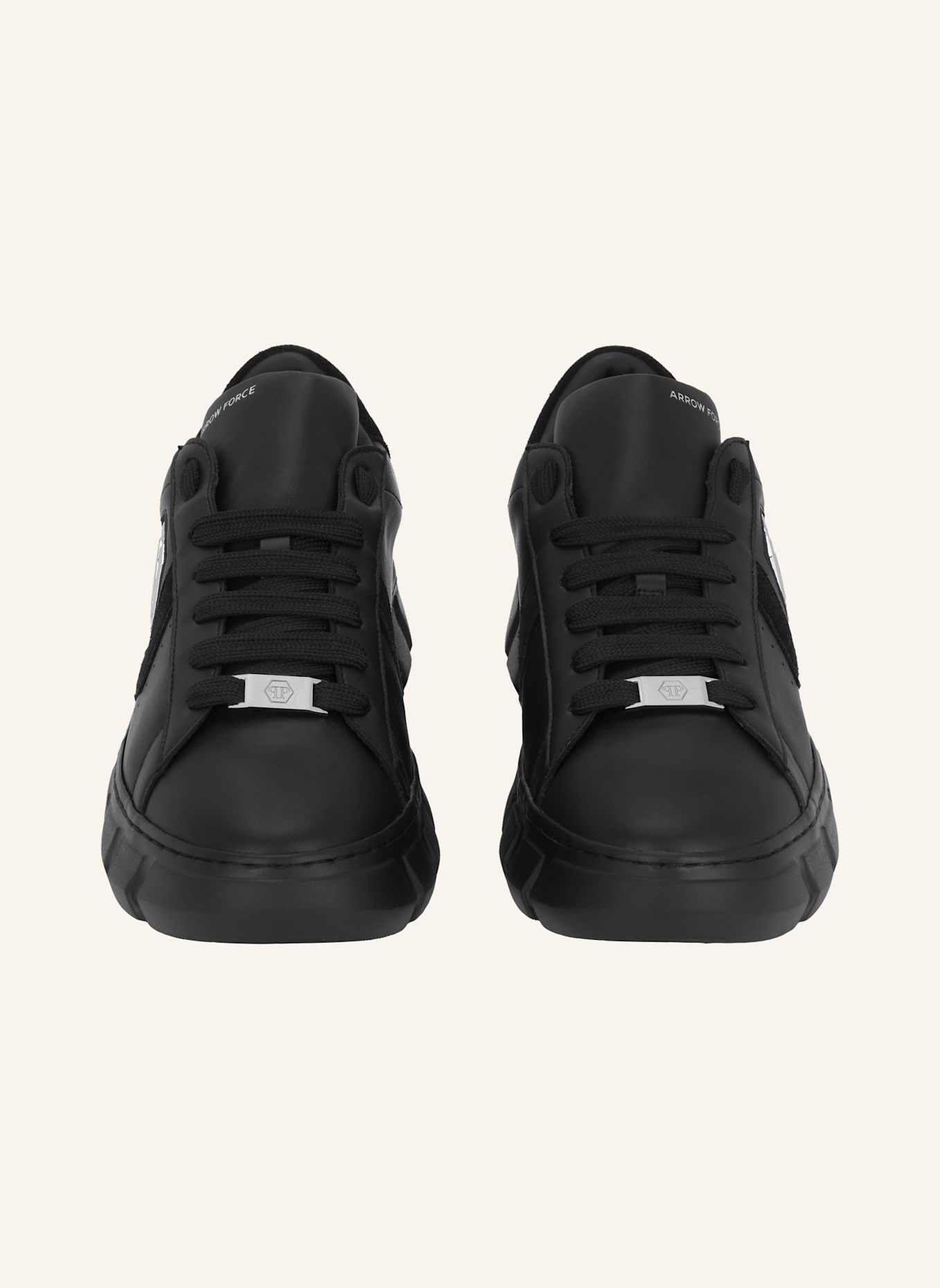 PHILIPP PLEIN Low-Top-Sneaker HEXAGON: SCHWARZ
